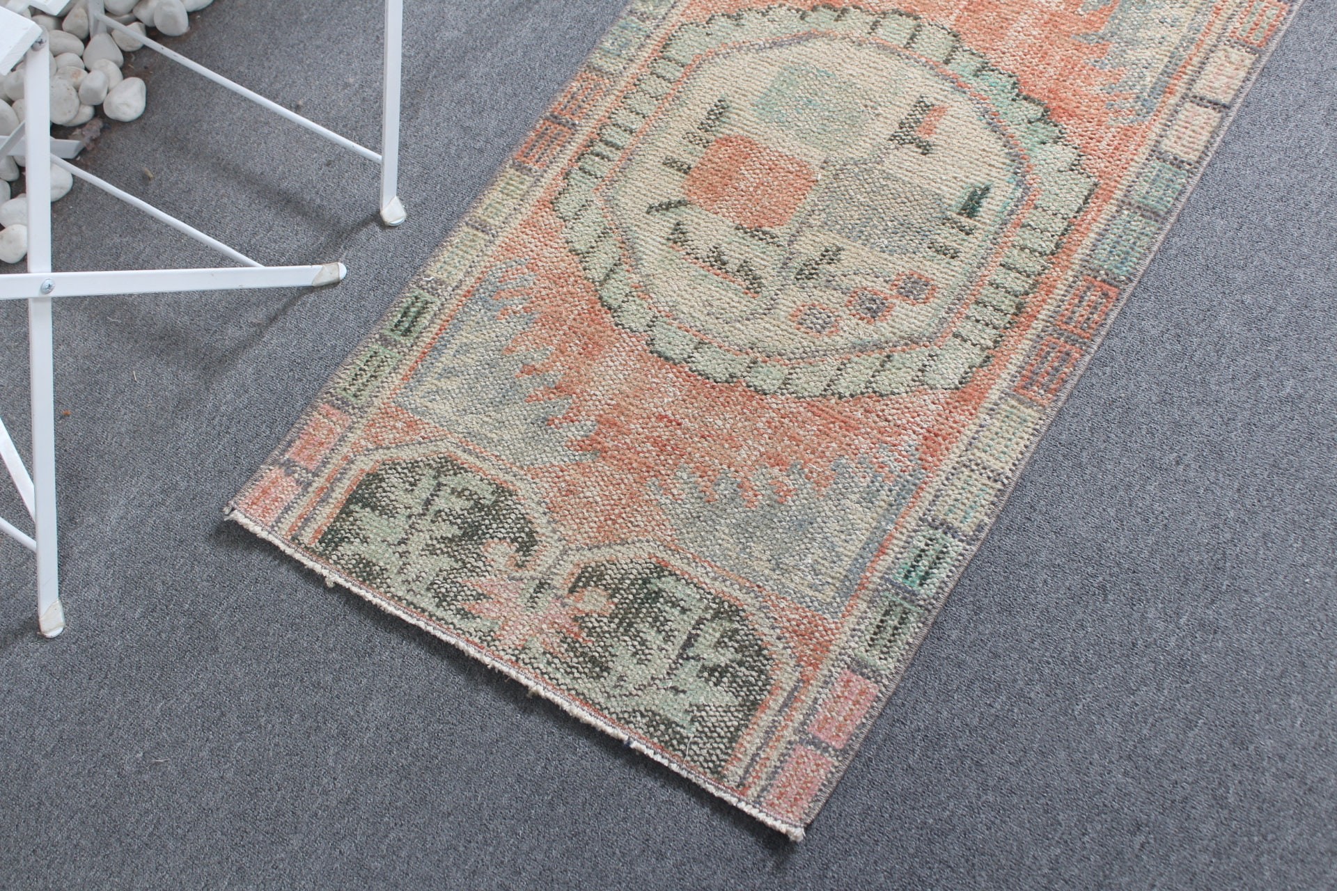 Bedroom Rugs, 1.9x3.5 ft Small Rug, Nursery Rugs, Aztec Rug, Antique Rugs, Orange Home Decor Rug, Turkish Rug, Home Decor Rugs, Vintage Rug