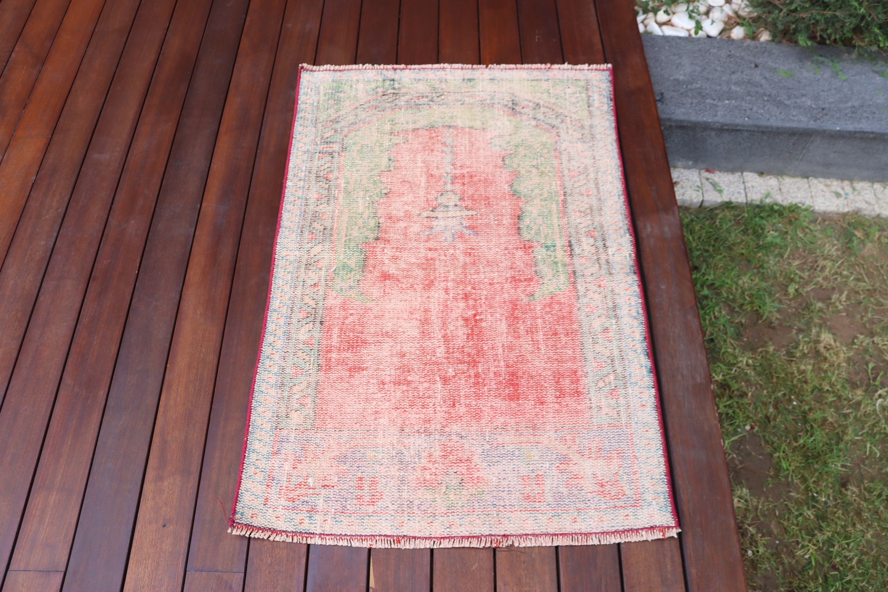 Car Mat Rugs, Neutral Rug, Red Modern Rugs, Turkish Rugs, Kitchen Rugs, Decorative Rug, 2.2x3.3 ft Small Rugs, Vintage Rug, Geometric Rugs