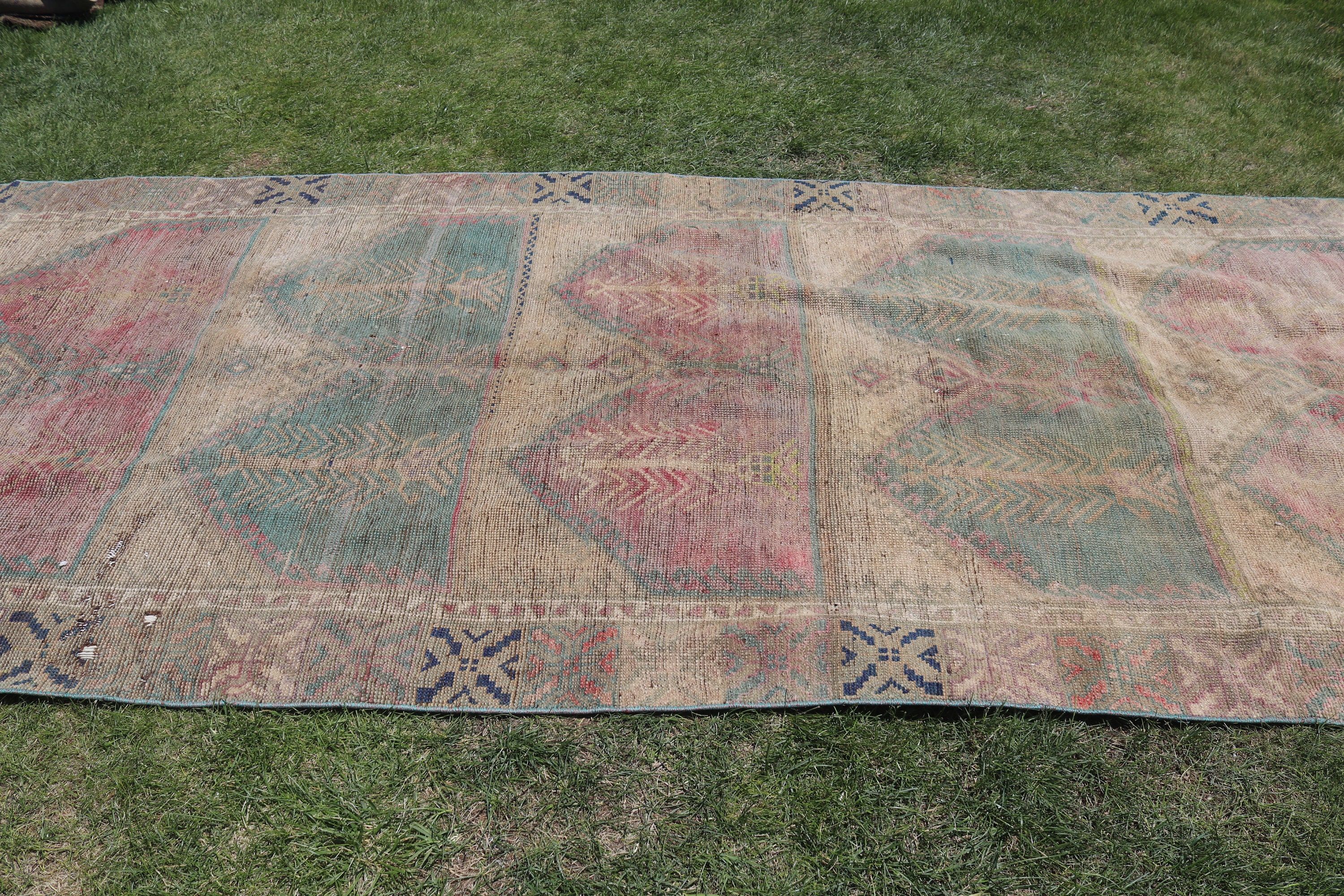 5x11,5 ft Büyük Halı, Pembe Geometrik Halı, Vintage Halı, Havalı Halılar, Estetik Halı, Türk Halısı, Yemek Odası Halıları, Antika Halı, Büyük Boho Halıları