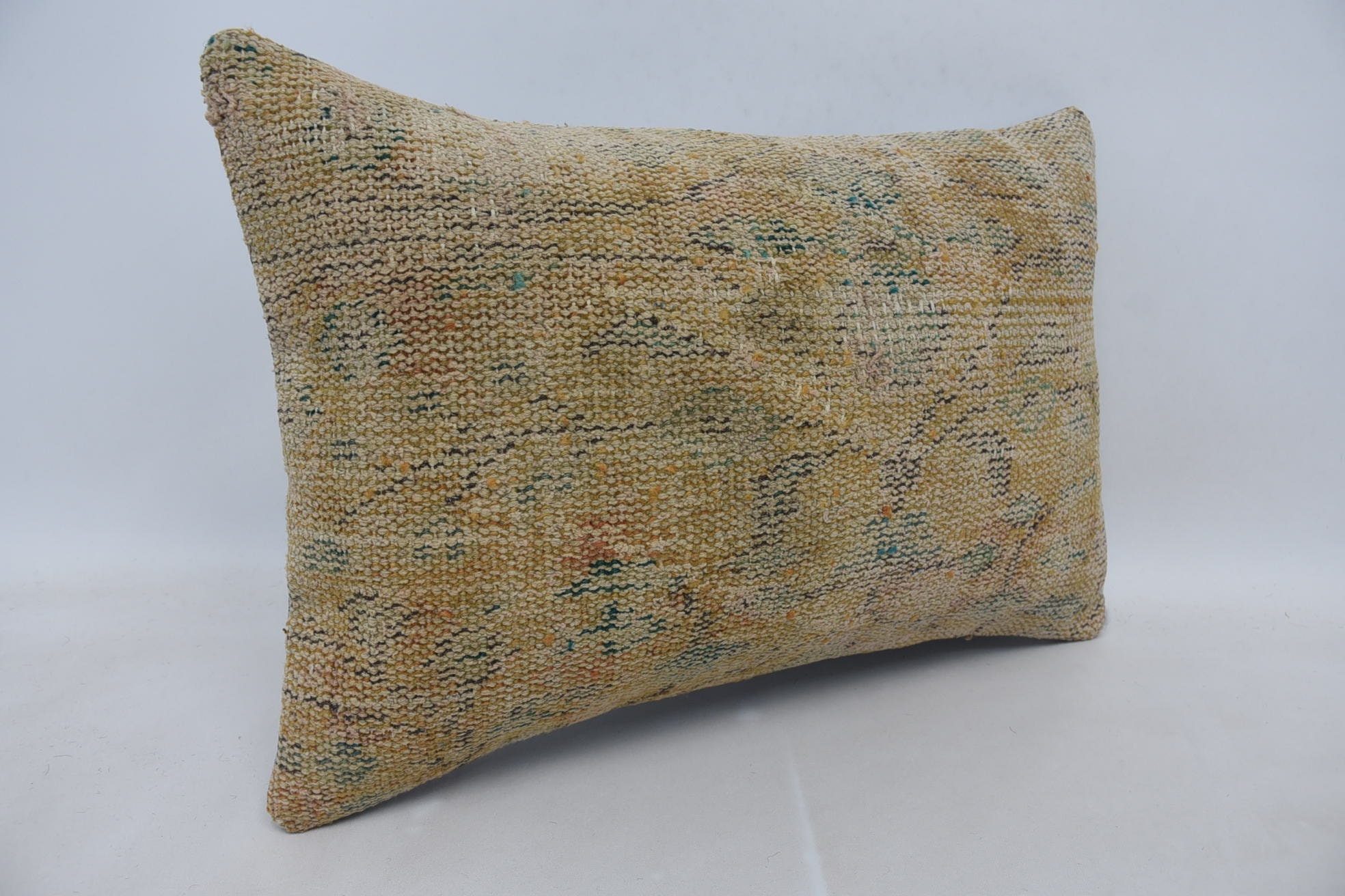 Pattern Throw Pillow Case, Home Decor Pillow, 16"x24" Beige Pillow Cover, Turkish Corner Cushion, Turkish Pillow, Pillow for Sofa