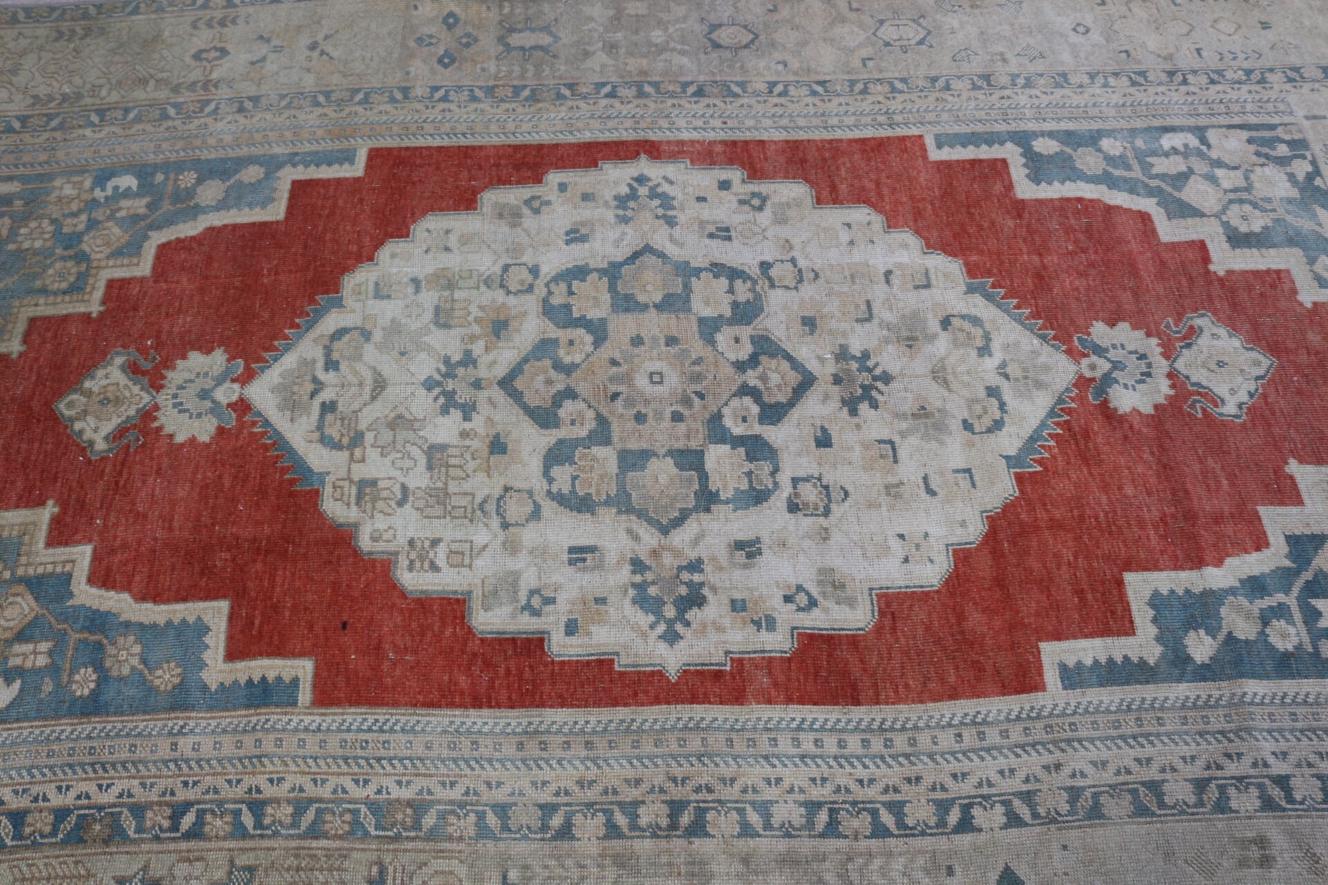 Vintage Halılar, Mutfak Halısı, Türk Halıları, Yeşil Antika Halı, Yemek Odası Halısı, Boho Halısı, Yatak Odası Halısı, Antika Halılar, 5.3x9.9 ft Büyük Halı