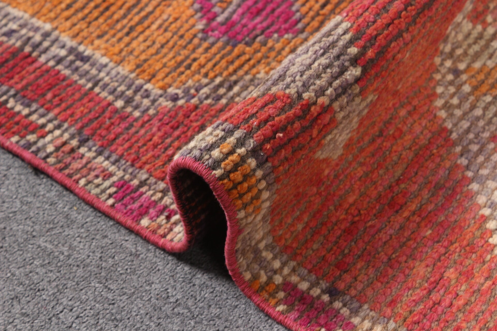 Aztec Rugs, Corridor Rugs, Pink  3.2x11.6 ft Runner Rug, Turkish Rugs, Vintage Rug, Floor Rug, Rugs for Hallway, Anatolian Rug