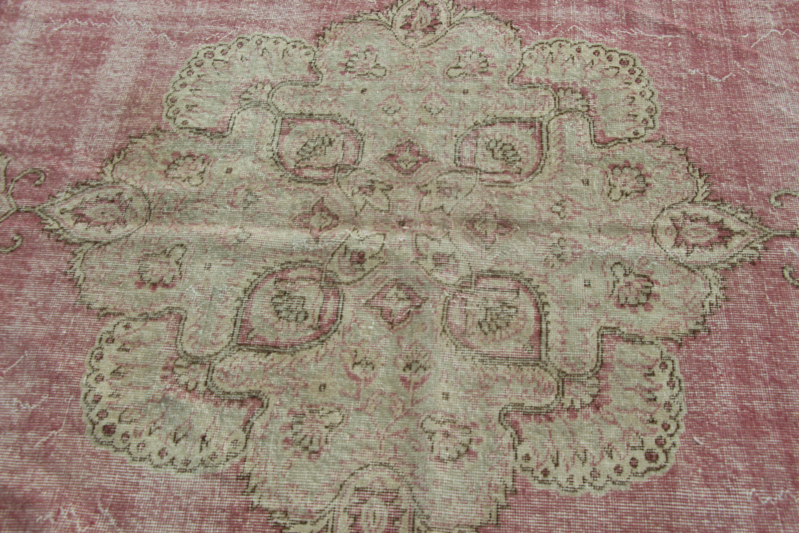 Vintage Halı, Oturma Odası Halısı, Türk Halısı, Bej Fas Halıları, Yün Halı, 8.1x12.1 ft Büyük Boy Halı, Yatak Odası Halıları, Eski Halı, Yemek Odası Halısı