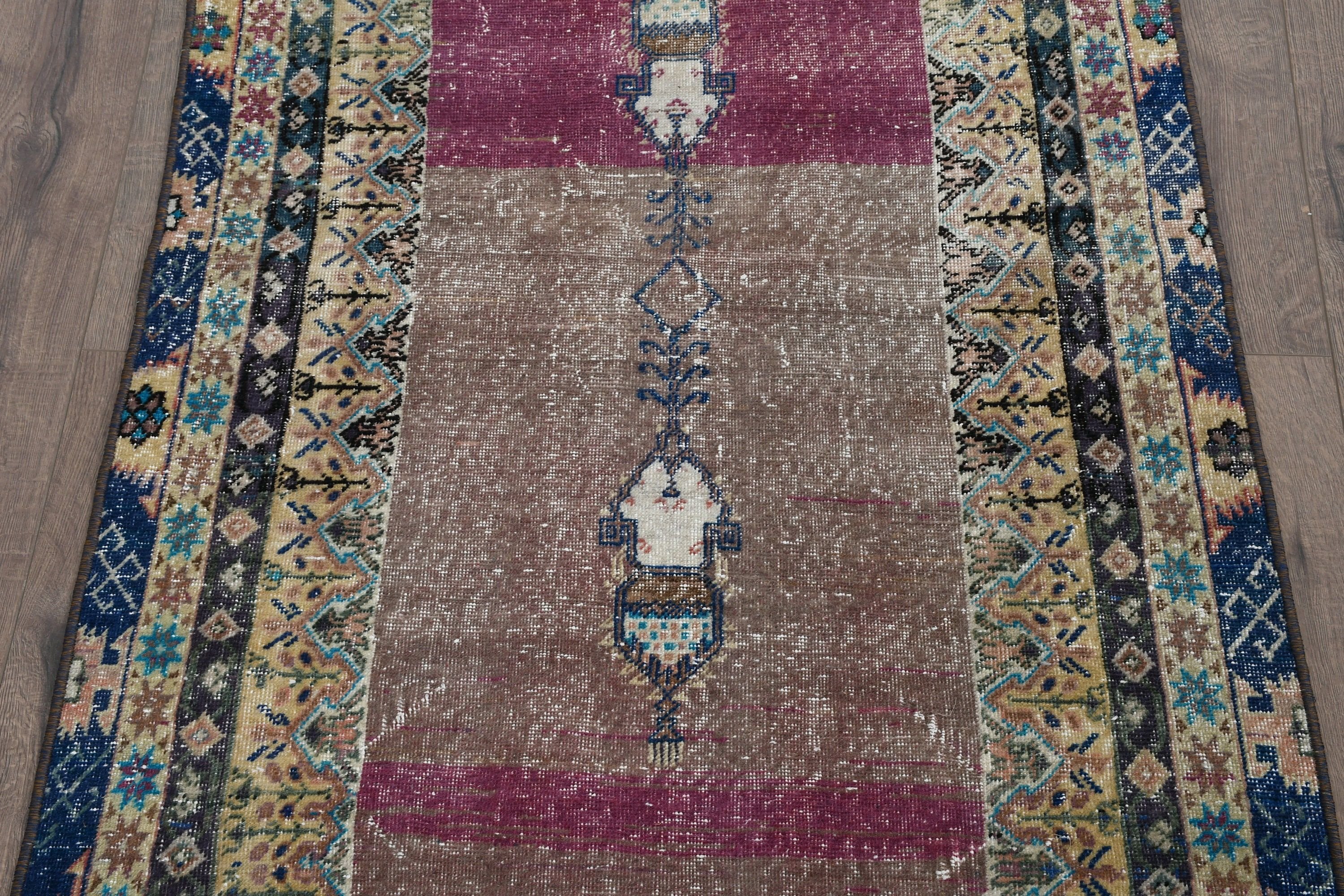 Sanat Halısı, Koridor Halısı, Fas Halıları, Mutfak Halısı, Türk Halısı, Bej 2,9x9,1 ft Runner Halıları, Vintage Halılar