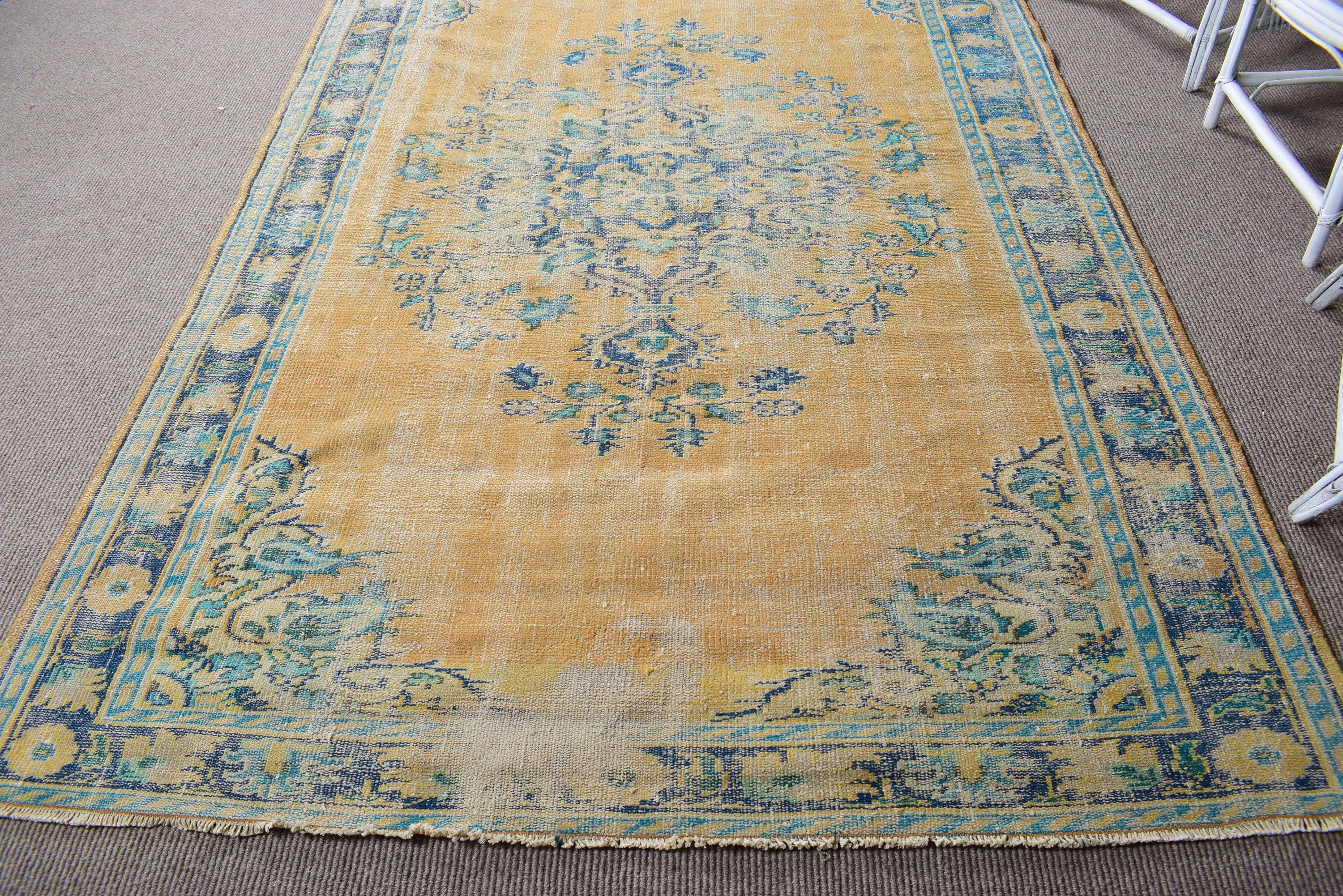 Large Oushak Rug, Bronze Statement Rug, 6.1x8.7 ft Large Rug, Large Vintage Rugs, Vintage Rugs, Modern Rug, Neutral Rugs, Turkish Rugs