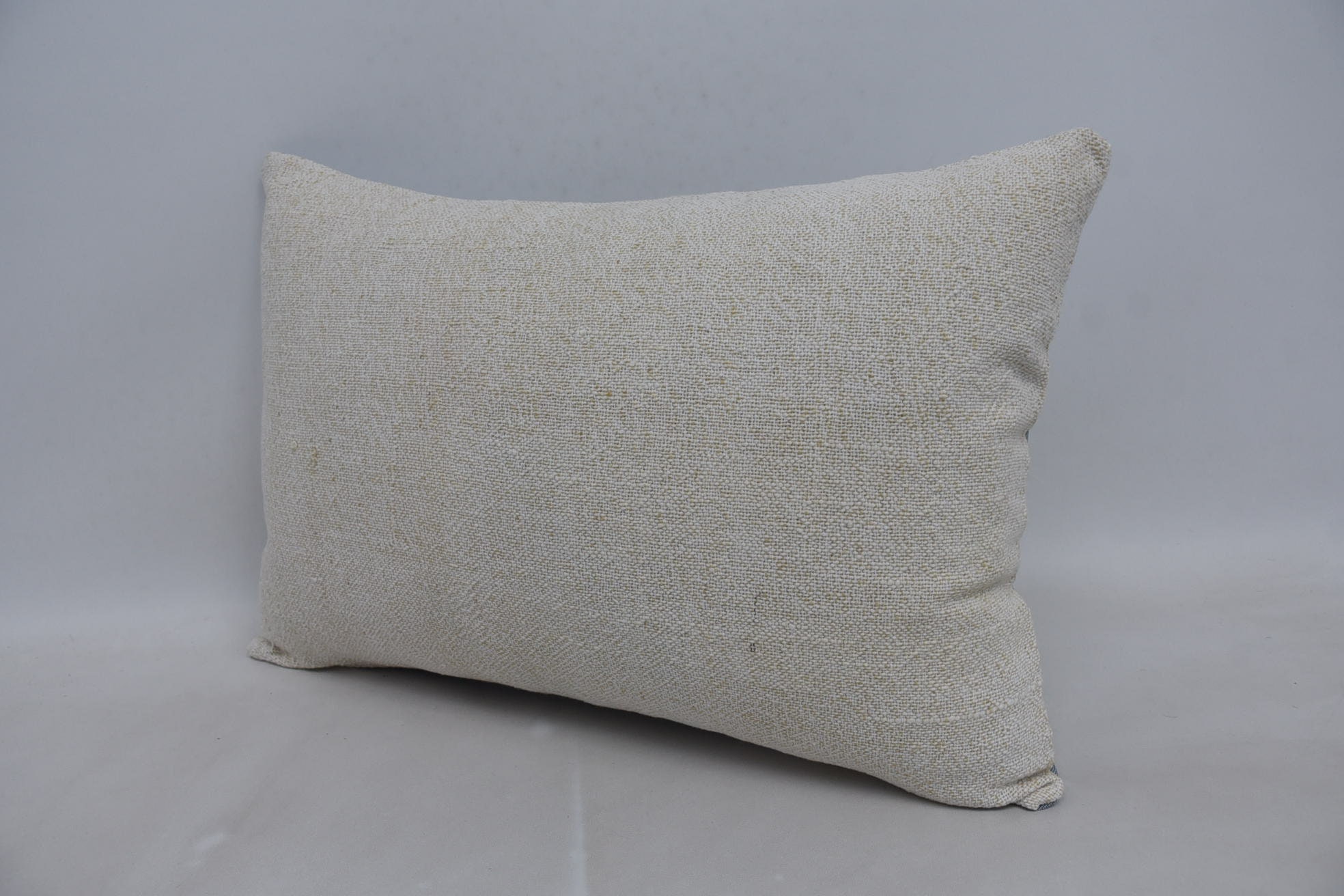 16"x24" White Pillow Sham, Vintage Kilim Throw Pillow, Boho Pillow Sham Cover, Home Decor Pillow, Sofa Bolster Cushion Case