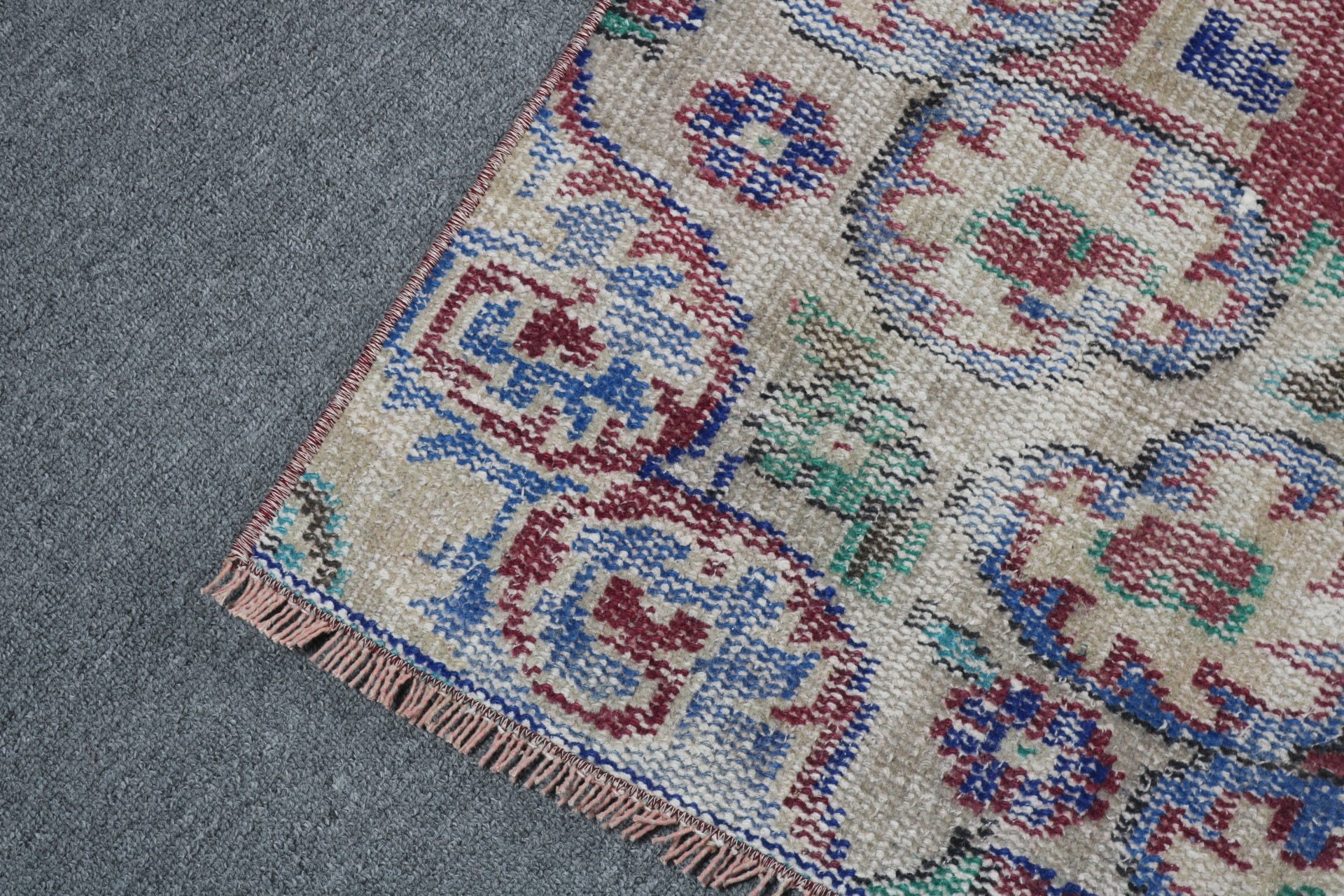 Koridor Halıları, Vintage Halı, Merdiven Halısı, Kırmızı Anadolu Halıları, Türk Halısı, Yün Halı, 2.1x8.1 ft Koşucu Halısı, Lüks Halılar, Koridor Halıları