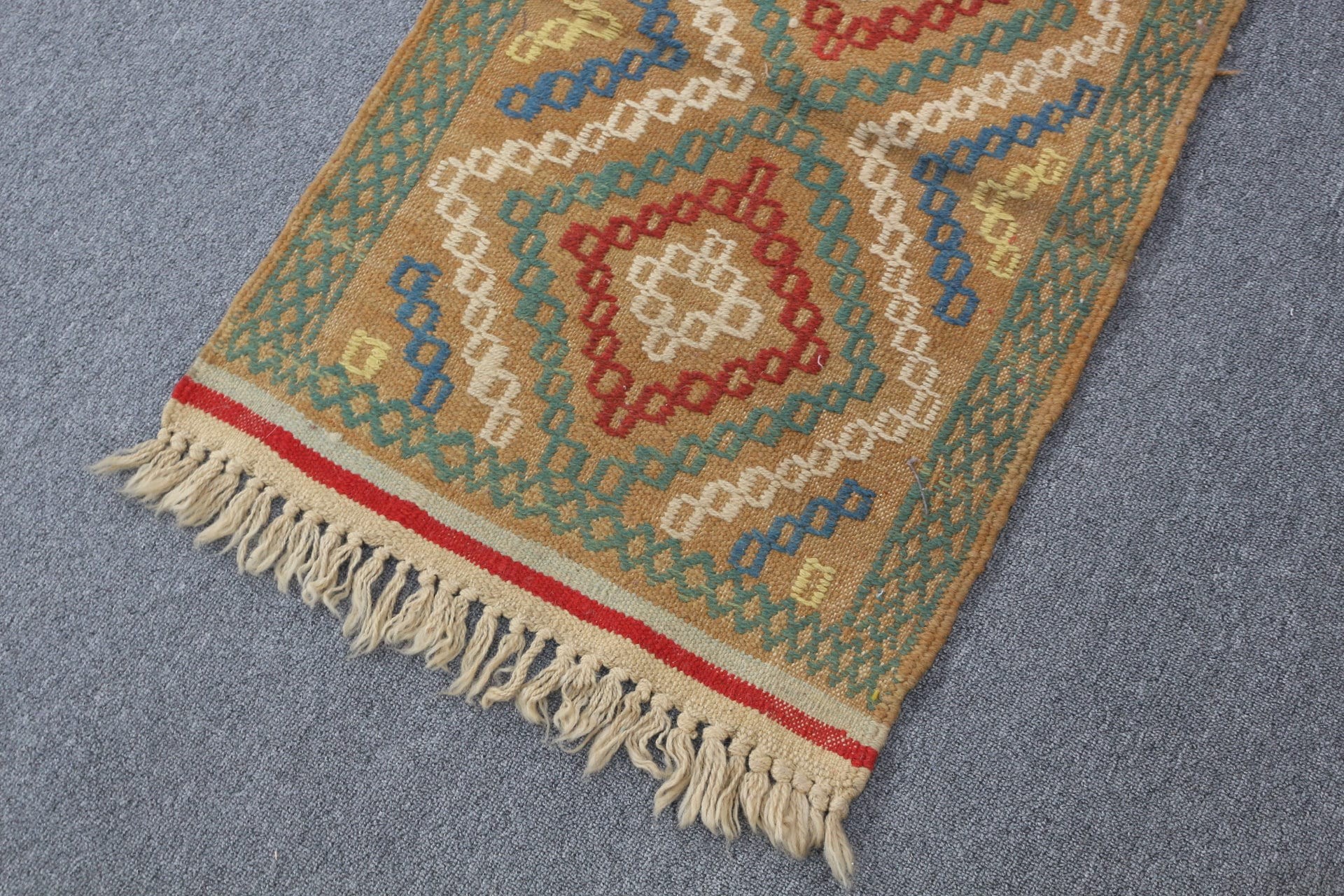 1.8x2.9 ft Small Rug, Home Decor Rug, Kilim, Oushak Rug, Car Mat Rug, Turkish Rugs, Brown Bedroom Rug, Bathroom Rugs, Dorm Rug, Vintage Rug