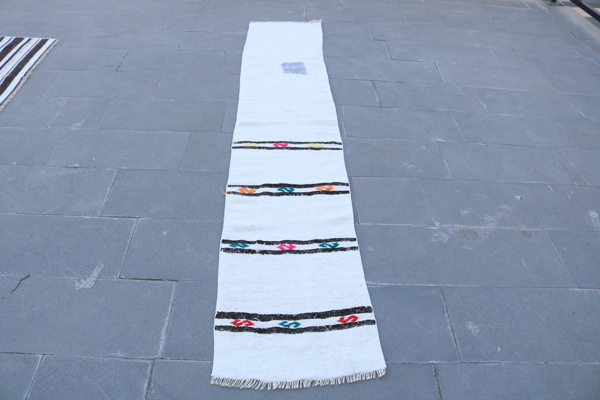 Corridor Rugs, Stair Rug, Antique Rug, 1.6x8.7 ft Runner Rugs, Moroccan Rug, Vintage Rugs, Pastel Rug, Rugs for Corridor, Turkish Rug