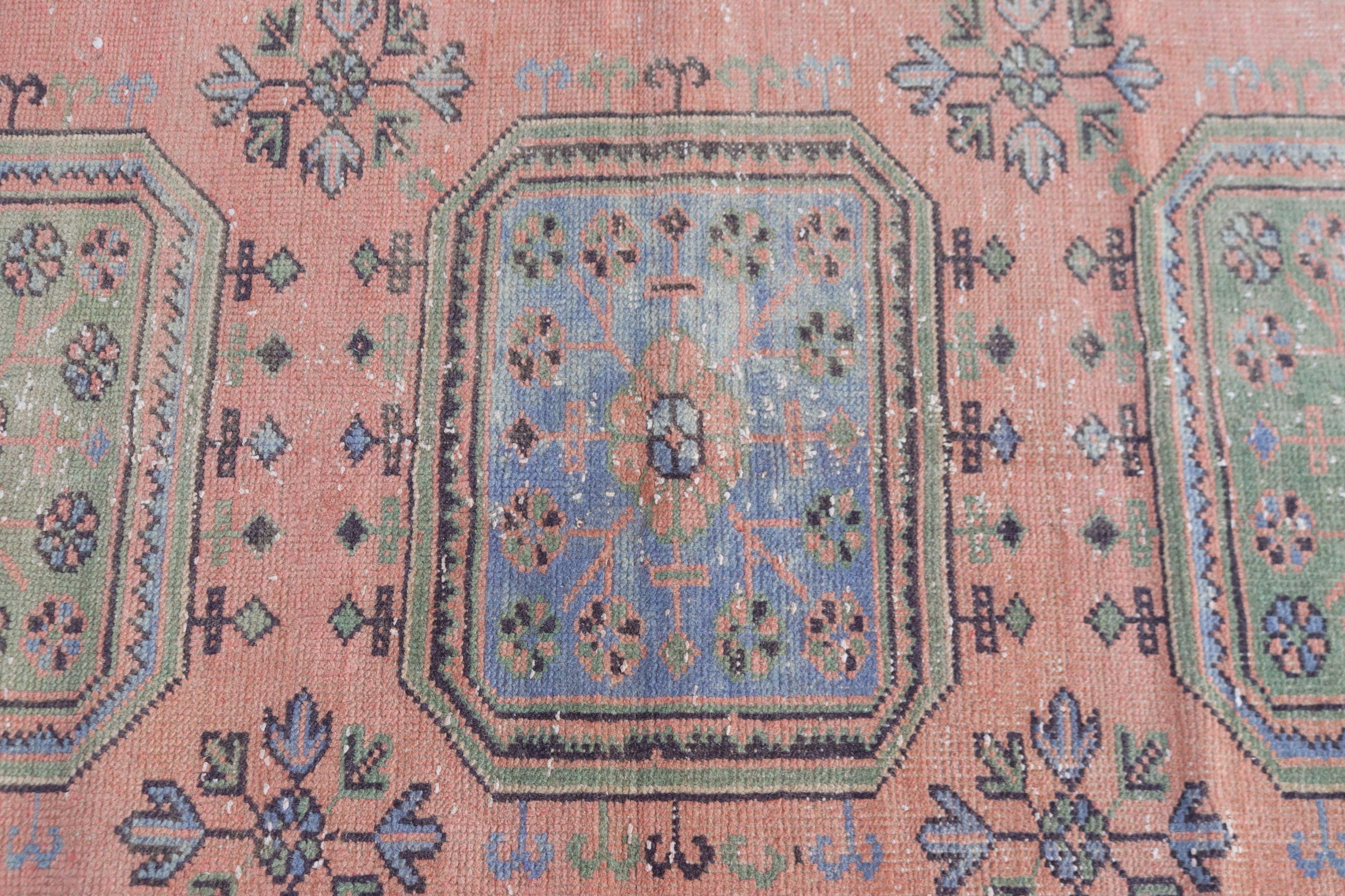 Turuncu Açıklama Halısı, Modern Halı, Mutfak Halıları, Sanatsal Halı, Merdiven Halıları, Anadolu Halısı, Türk Halısı, Vintage Halılar, 2,5x10,5 ft Yolluk Halıları