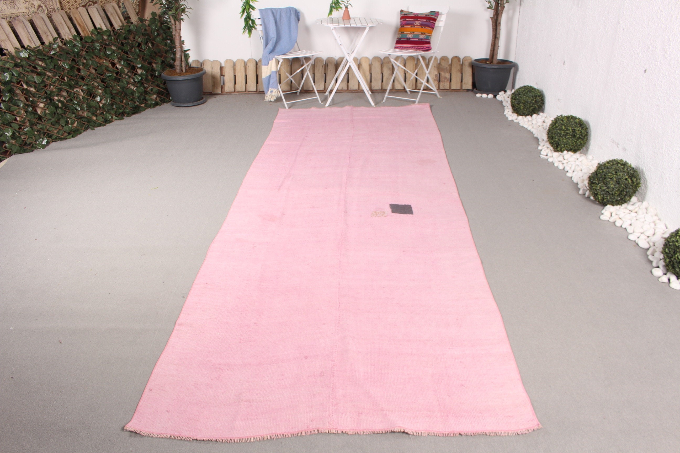 Vintage Halılar, Mutfak Halısı, Sanat Halısı, Havalı Halı, Türk Halısı, Runner Halıları, 4.3x12 ft Runner Halısı, Oushak Halıları, Pembe Yatak Odası Halısı, Retro Halılar