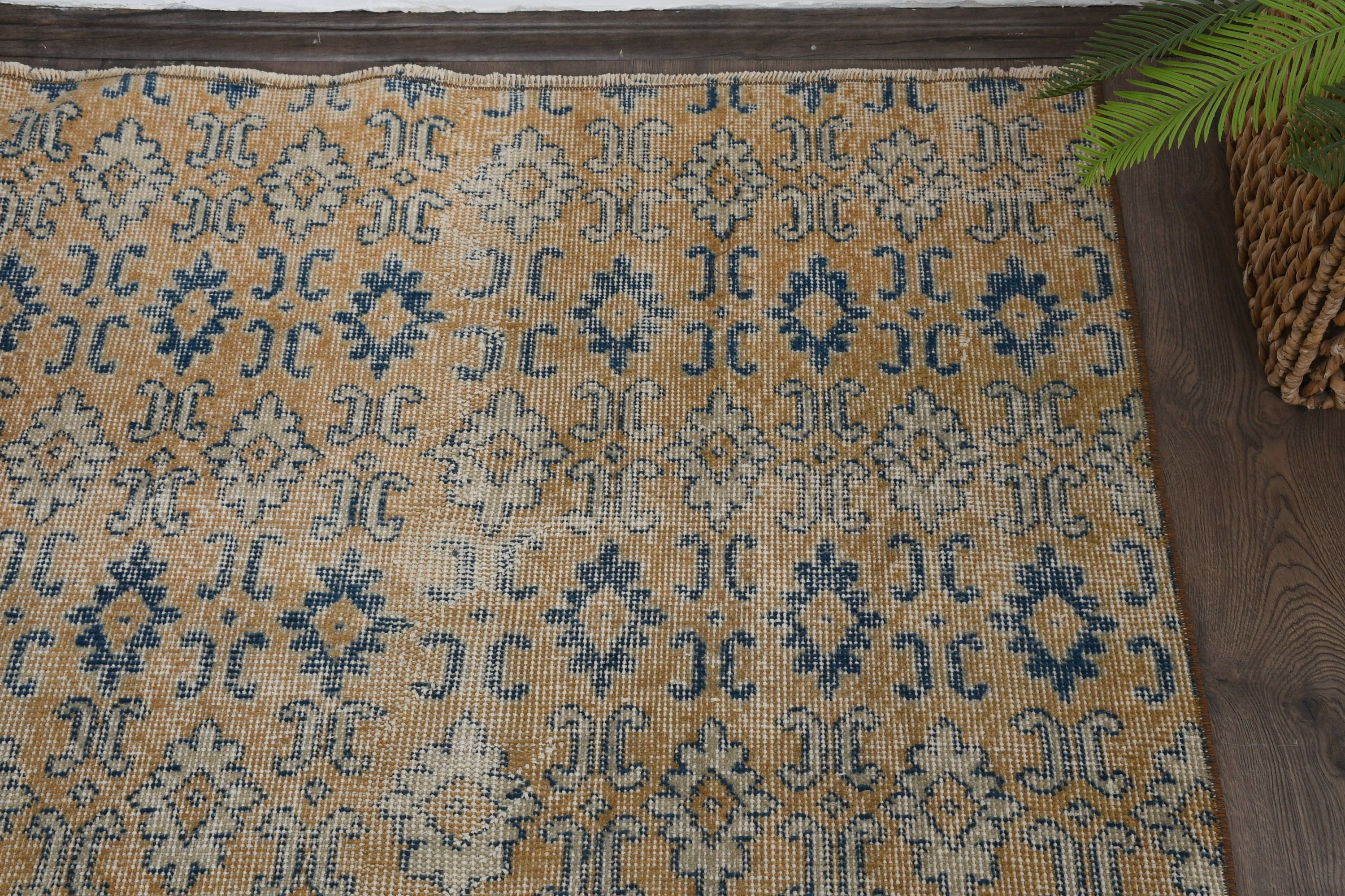 Vintage Rug, Bronze Bedroom Rug, Cool Rugs, Rugs for Nursery, Eclectic Rug, 3.4x6.7 ft Accent Rug, Turkish Rugs, Bedroom Rugs, Kitchen Rugs