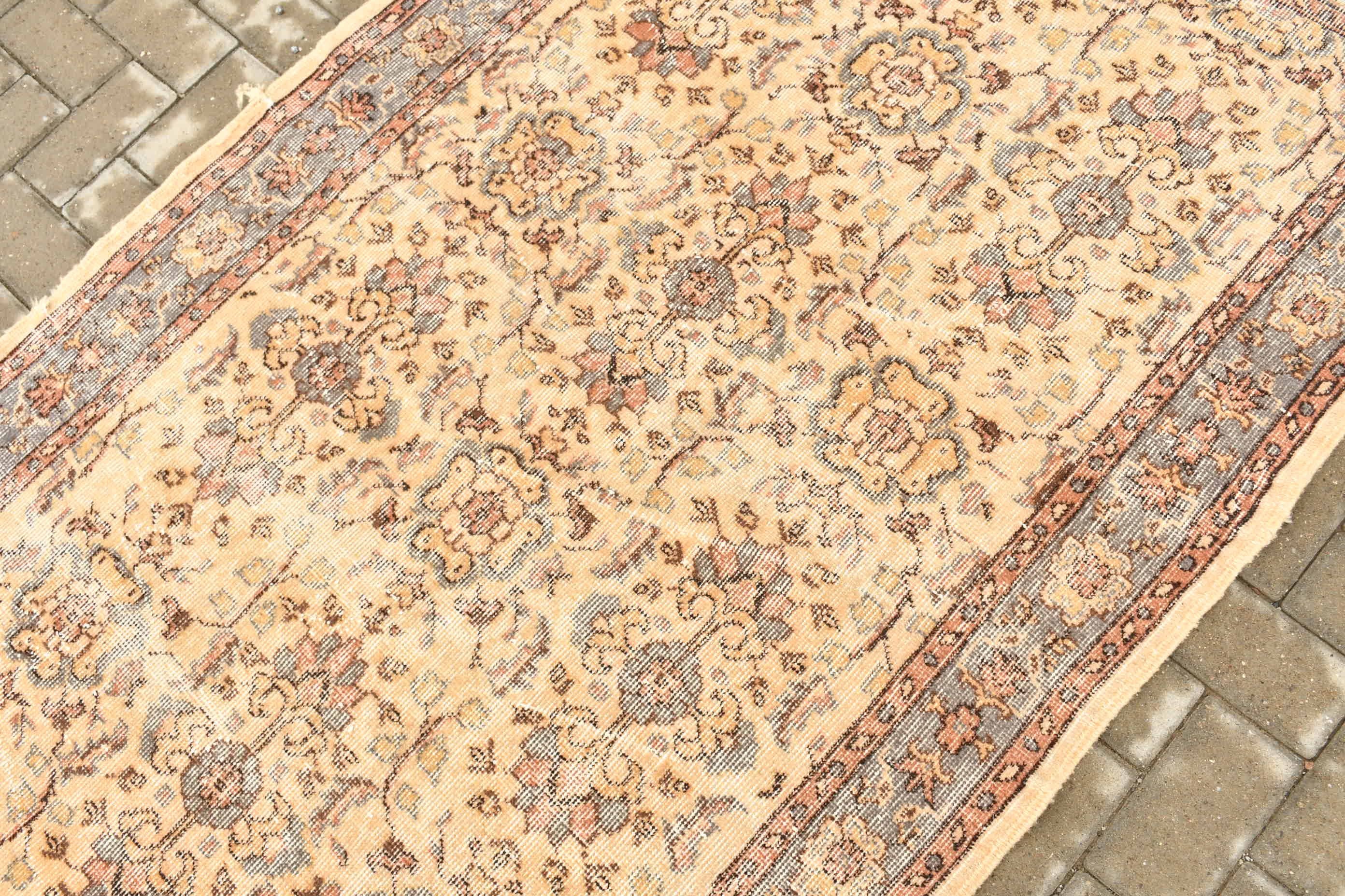 Turkish Rug, Kitchen Rug, Rugs for Bedroom, Nursery Rug, Beige  3.8x5.8 ft Accent Rug, Turkey Rug, Vintage Rug, Floor Rug