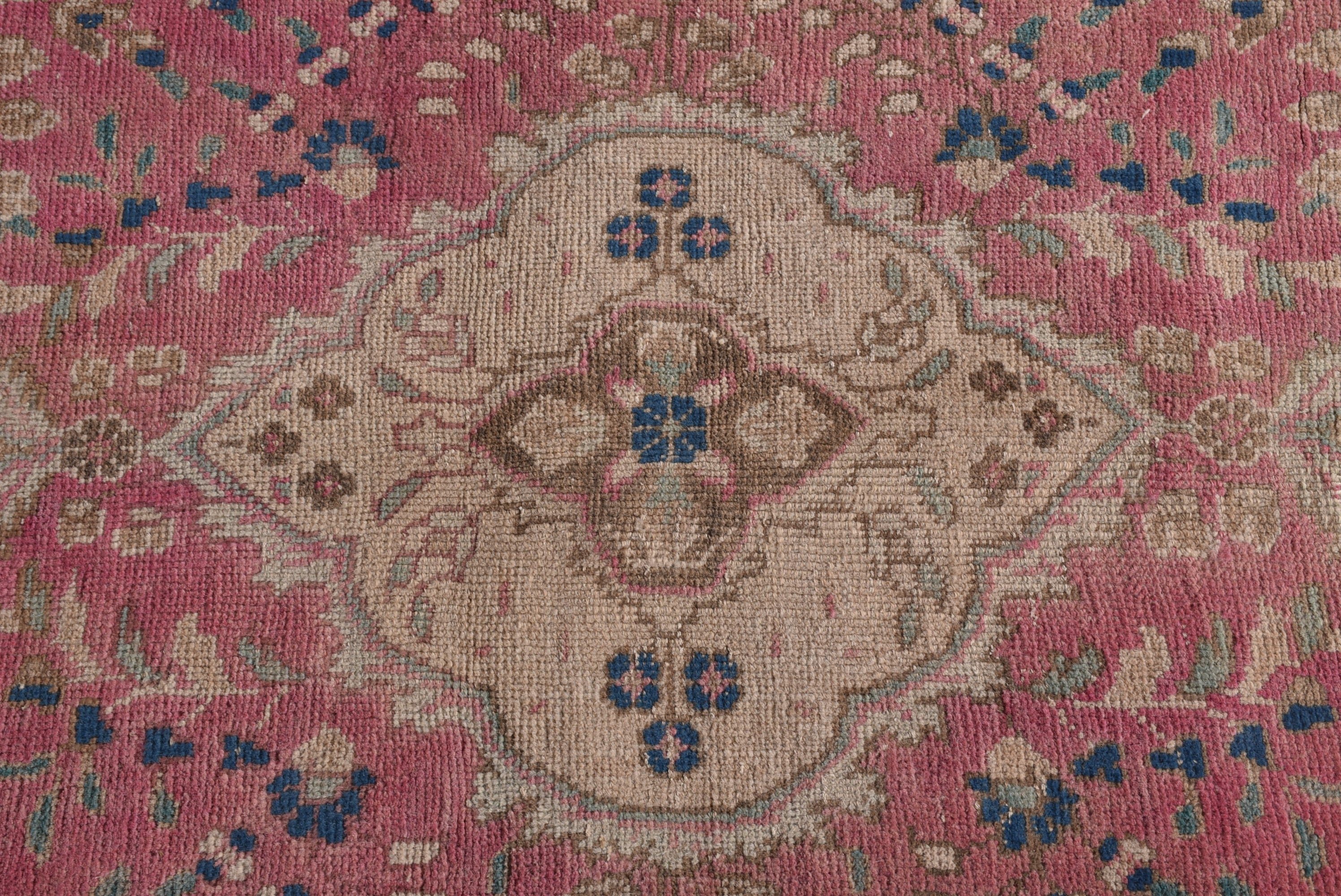 Türk Halısı, 3.2x4.9 ft Aksan Halısı, Pembe Boho Halıları, Giriş Halısı, Boho Vurgu Halısı, Yatak Odası Halıları, Modern Halılar, Vintage Halı, Giriş Yolu Halıları