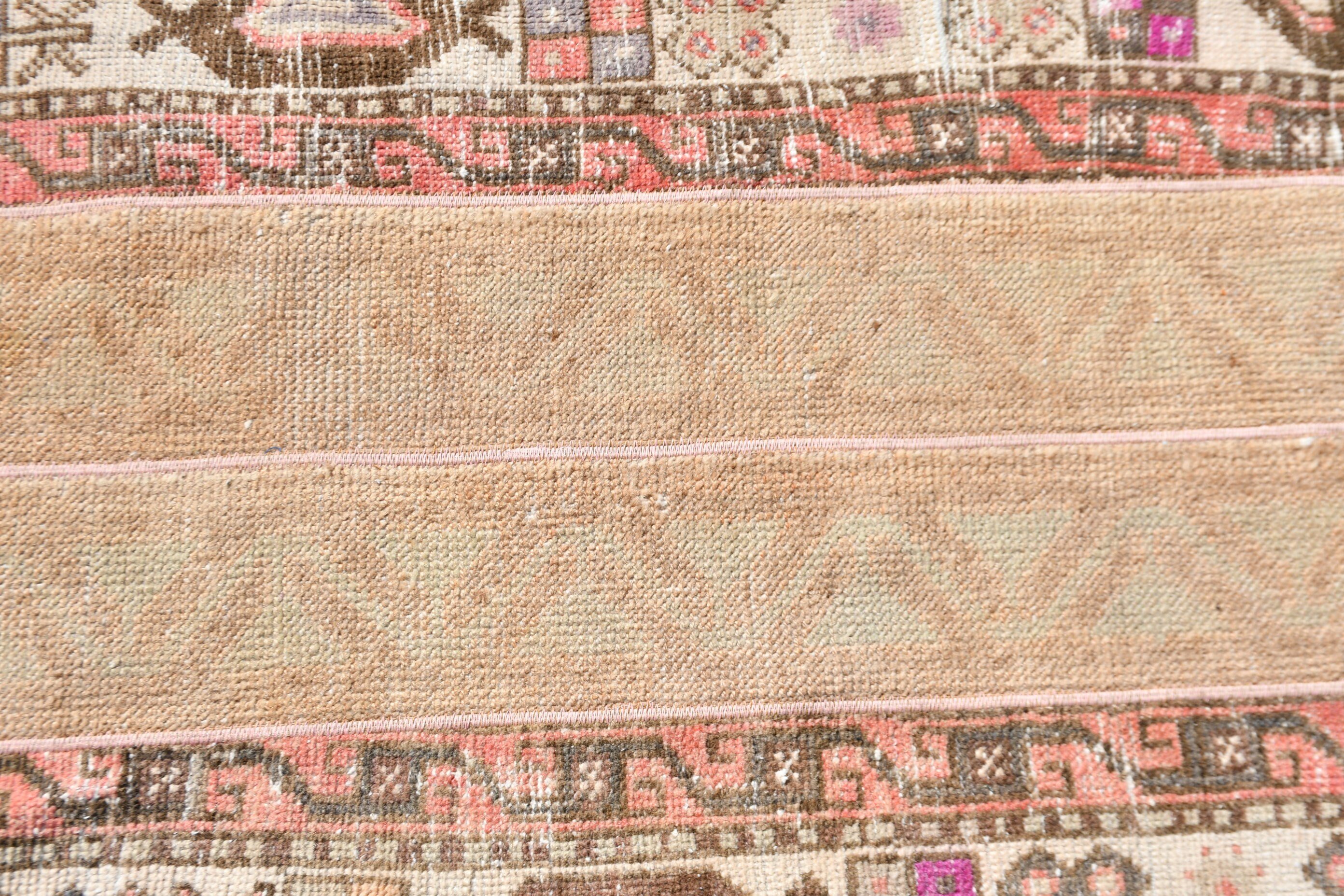 Oriental Rugs, 2.6x3.1 ft Small Rug, Antique Rug, Bedroom Rugs, Wall Hanging Rugs, Beige Kitchen Rug, Muted Rug, Turkish Rug, Vintage Rug