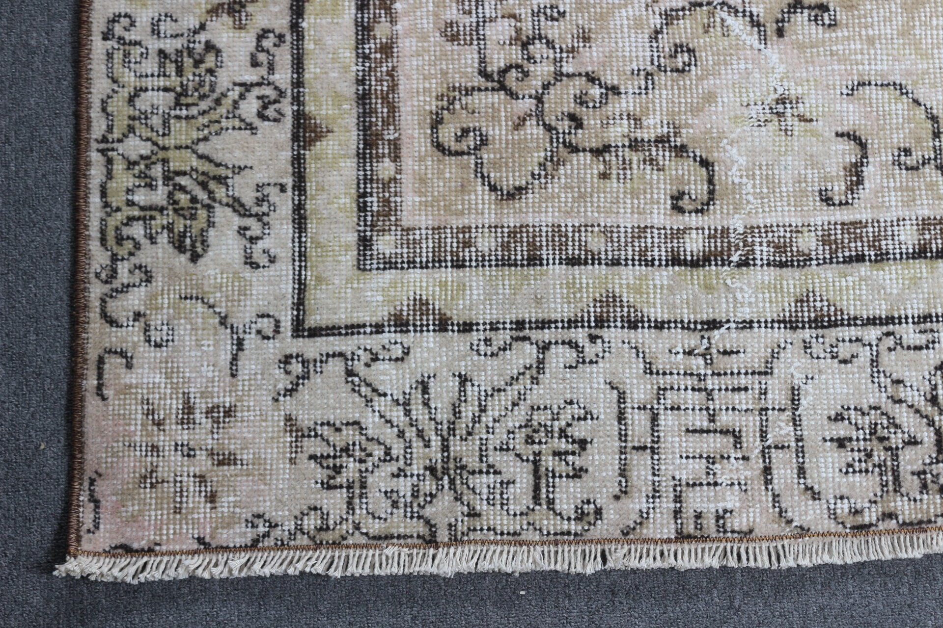 Living Room Rugs, Art Rug, Moroccan Rugs, Beige Kitchen Rug, Vintage Rug, 5.5x8.7 ft Large Rug, Dining Room Rugs, Turkish Rug