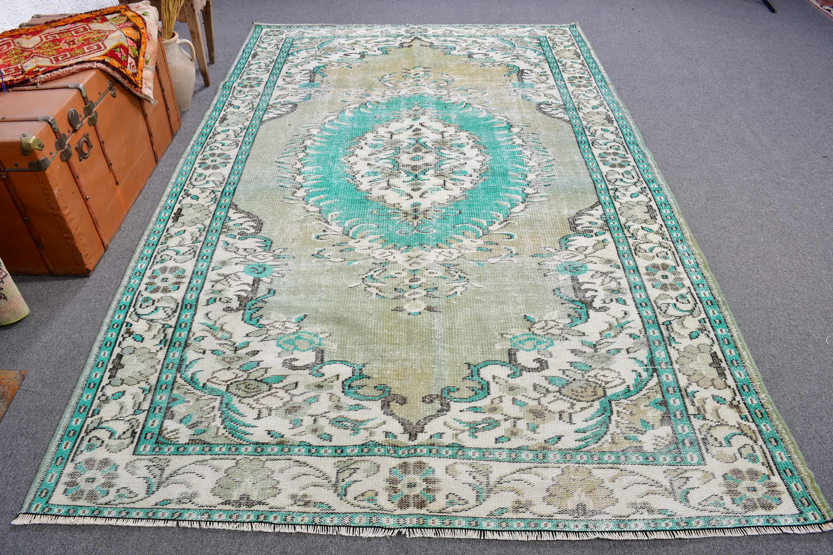 Living Room Rug, Turkish Rugs, Bedroom Rug, Floor Rug, 6x9.8 ft Large Rug, Rugs for Dining Room, Moroccan Rugs, Cute Rug, Vintage Rug
