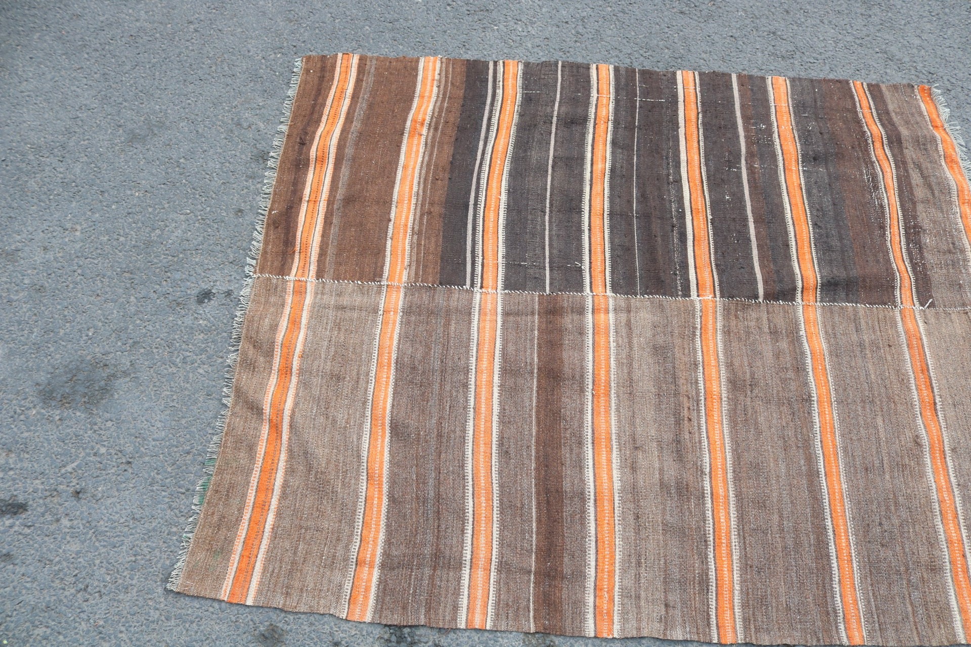 Kitchen Rug, Bedroom Rugs, Turkish Rug, Natural Rug, Rugs for Kitchen, Nursery Rug, Kilim, 3.6x4.4 ft Accent Rugs, Vintage Rugs, Dorm Rugs