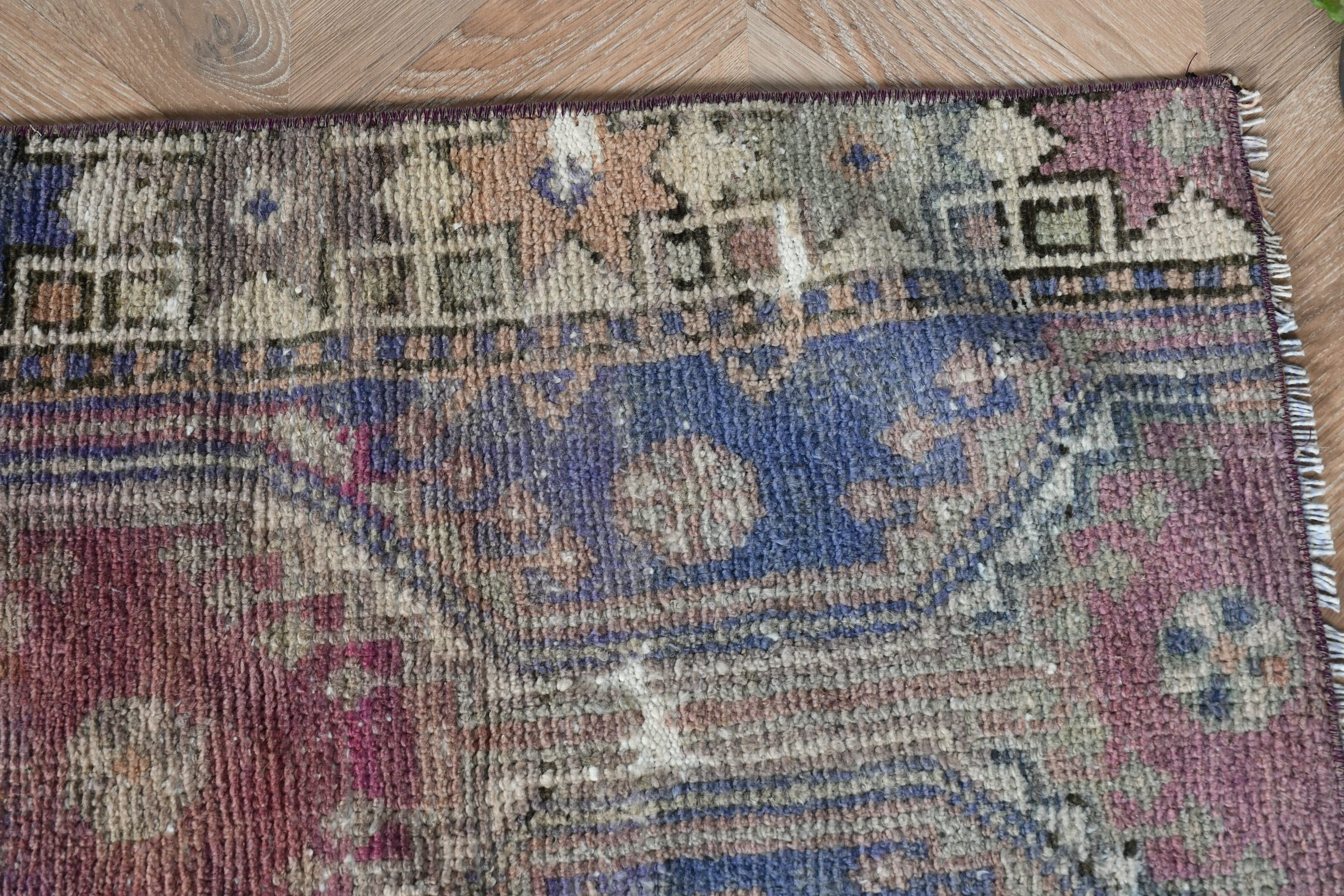 Purple Floor Rug, Cute Rug, Vintage Rug, Bedroom Rug, Nursery Rug, Anatolian Rugs, Rugs for Bath, 1.8x2.7 ft Small Rug, Turkish Rug