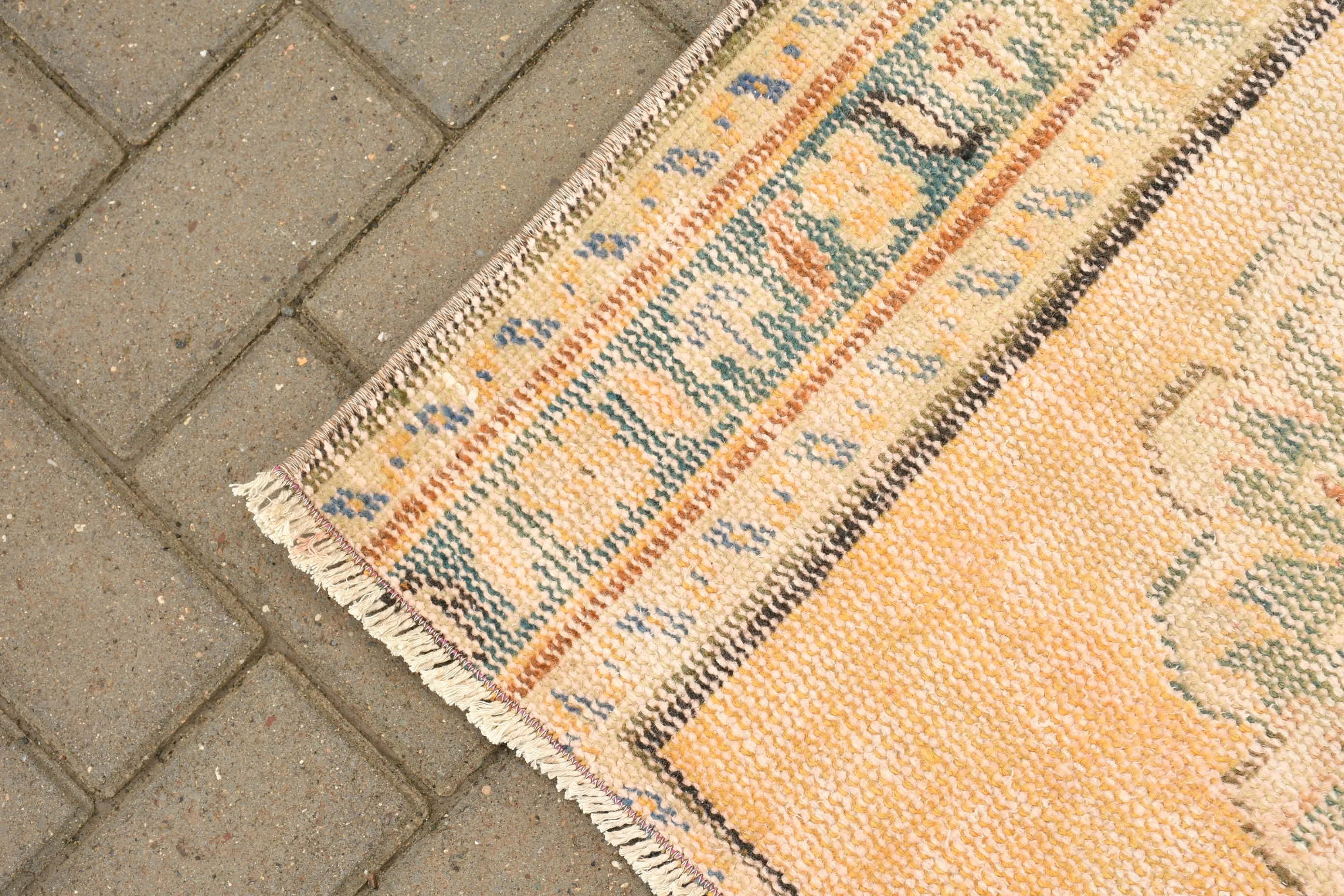 2.8x10.8 ft Runner Rug, Turkish Rug, Beige Cool Rug, Moroccan Rug, Kitchen Rugs, Hallway Rug, Turkey Rug, Vintage Rug, Home Decor Rug