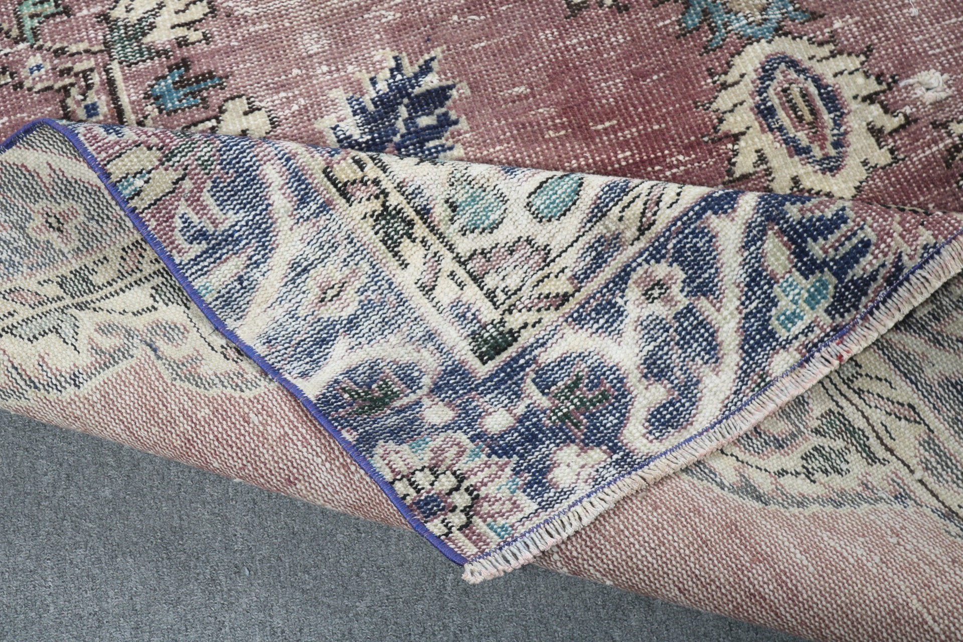 Anadolu Halıları, Vintage Halılar, Modern Halı, Yatak Odası Halıları, Salon Halısı, Oturma Odası Halısı, Mor Antika Halı, 5.8x9.1 ft Büyük Halılar, Türk Halıları