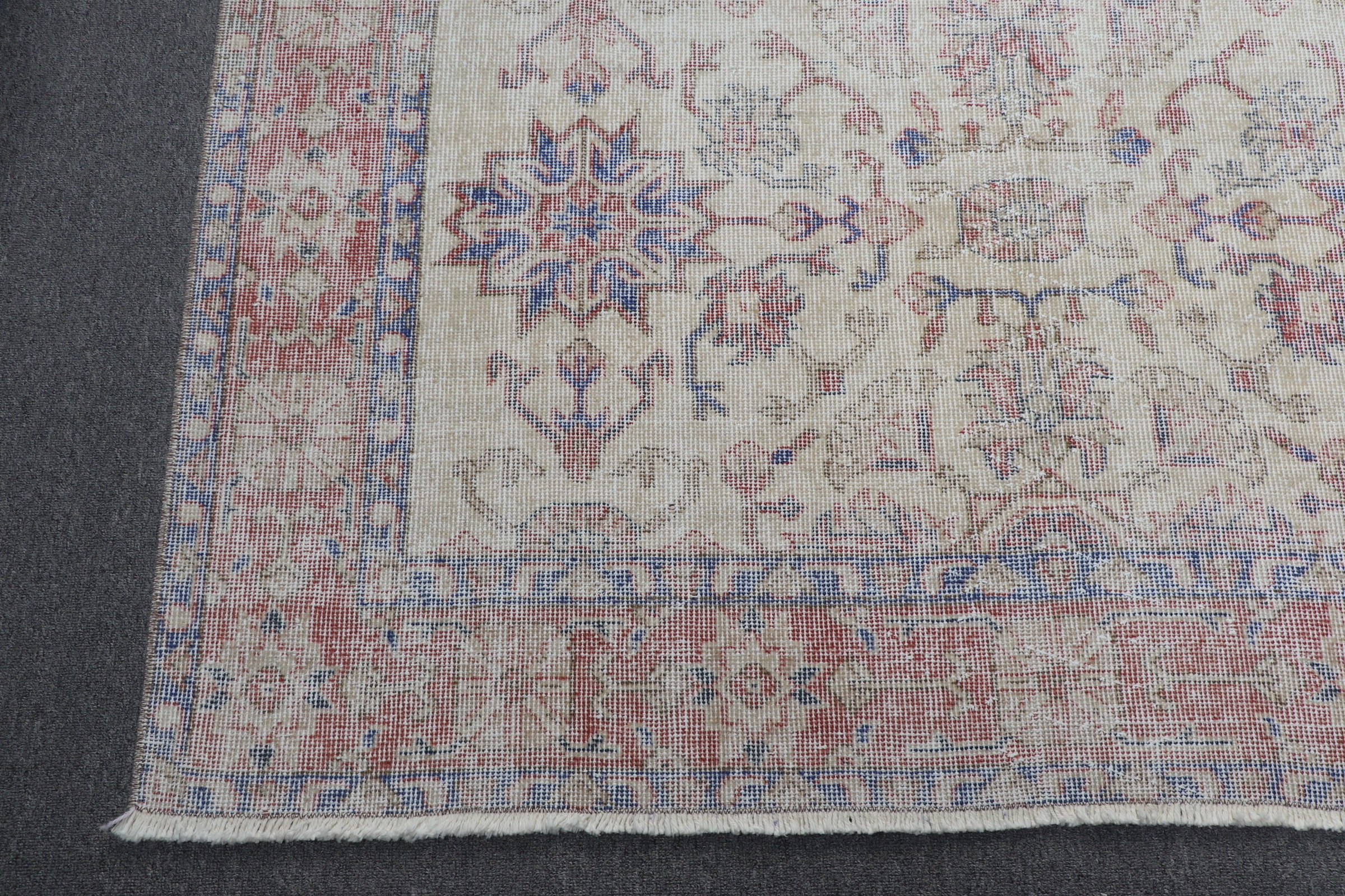 4.8x8.5 ft Large Rug, Turkish Rug, Rugs for Bedroom, Vintage Rug, Wool Rugs, Salon Rug, Bedroom Rug, Beige Oriental Rug, Oushak Rugs