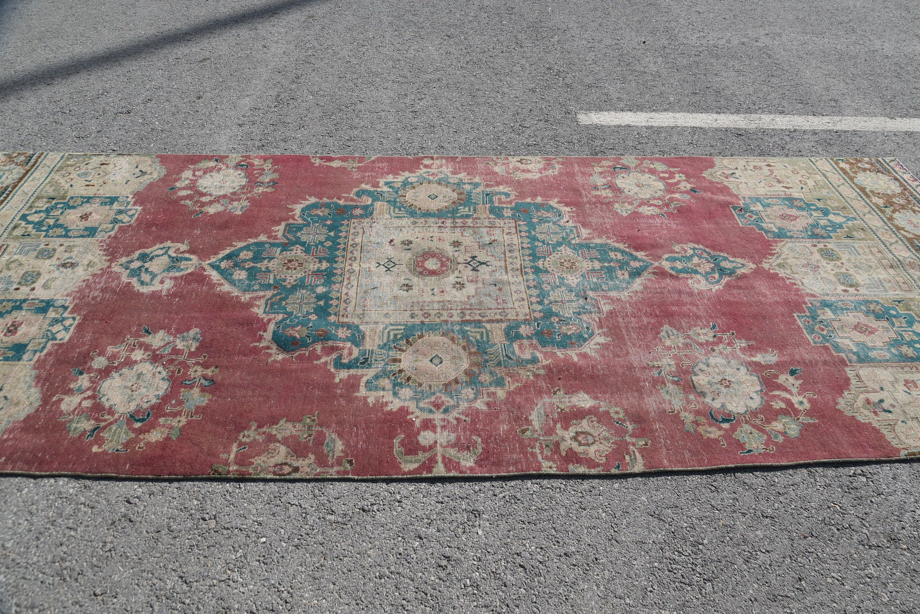 Mutfak Halısı, 5x12.5 ft Yolluk Halı, Mutfak Halıları, Vintage Halı, Mutfak Halısı Yolluk Halıları, Yatak Odası Halıları, Türk Halısı, Anadolu Halıları