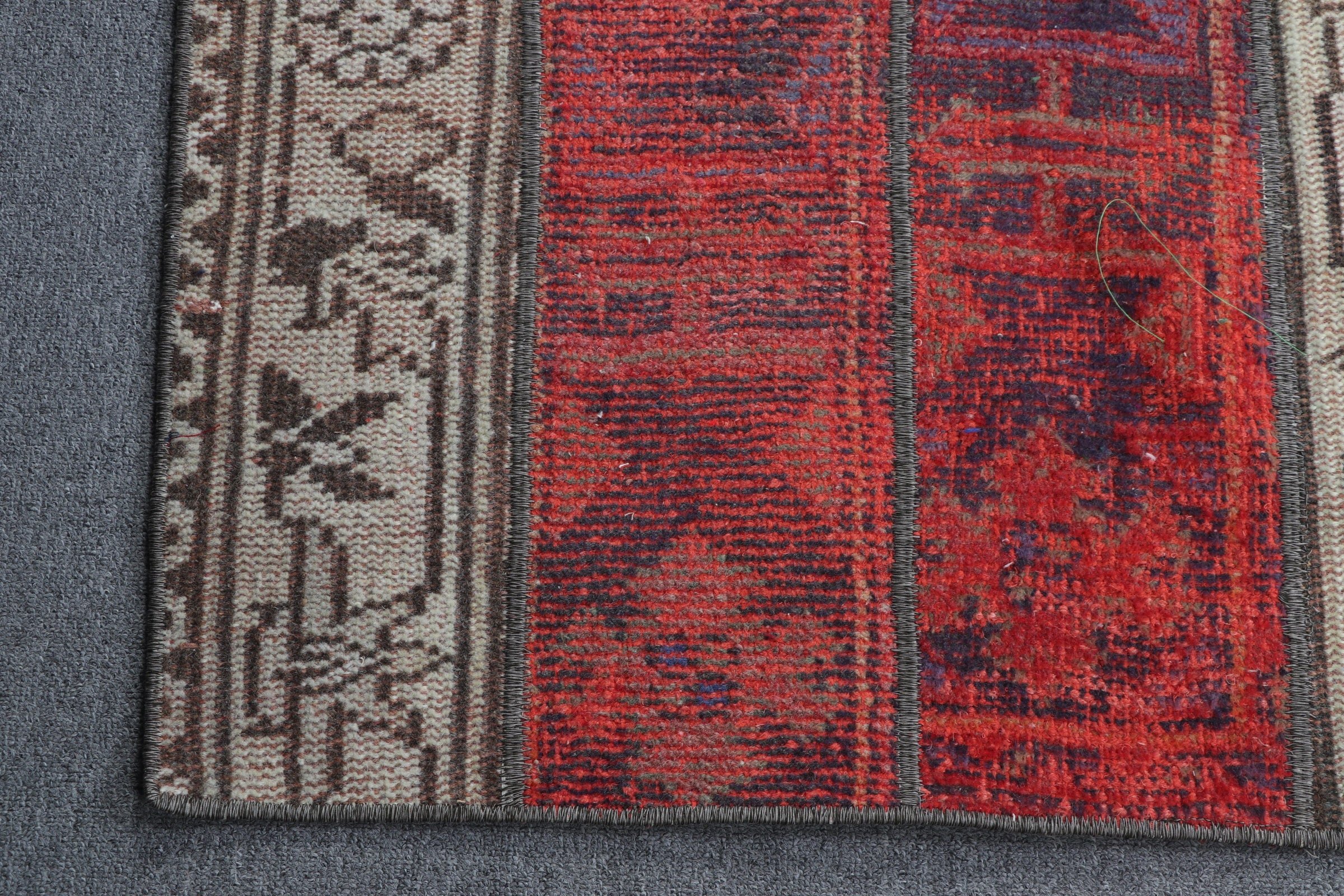 Turkish Rug, Red  2.3x3.7 ft Small Rug, Tribal Rug, Antique Rug, Vintage Rug, Wall Hanging Rugs, Bedroom Rugs, Bath Rug
