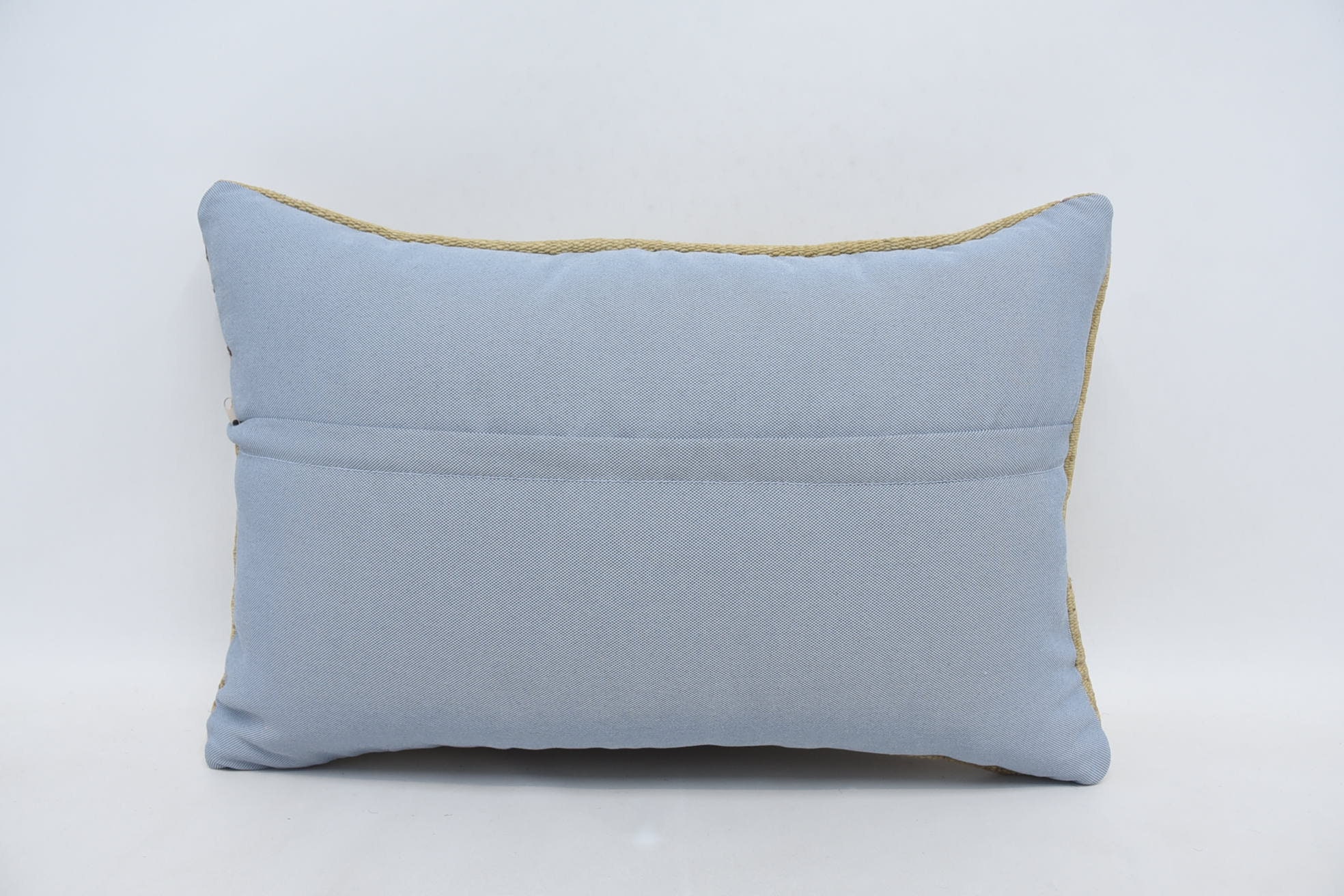 16"x24" Beige Pillow, Kilim Cushion Sham, Kilim Pillow, Ethnical Kilim Rug Pillow, Decorative Bolster Pillow Cover