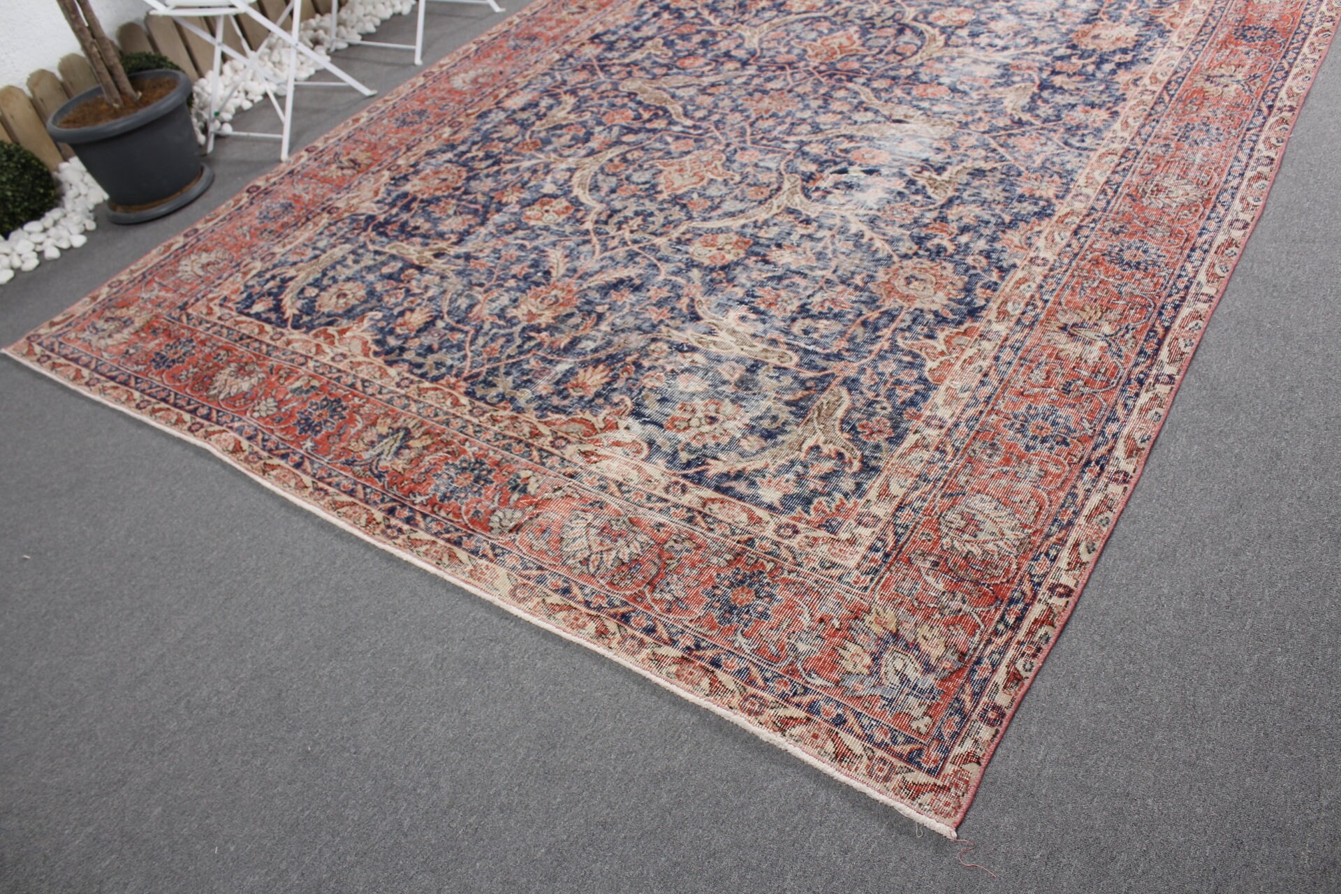 Eclectic Rug, Turkish Rug, Blue Moroccan Rug, Antique Rug, Vintage Rugs, 8.2x11.1 ft Oversize Rug, Dining Room Rug, Floor Rugs, Salon Rug