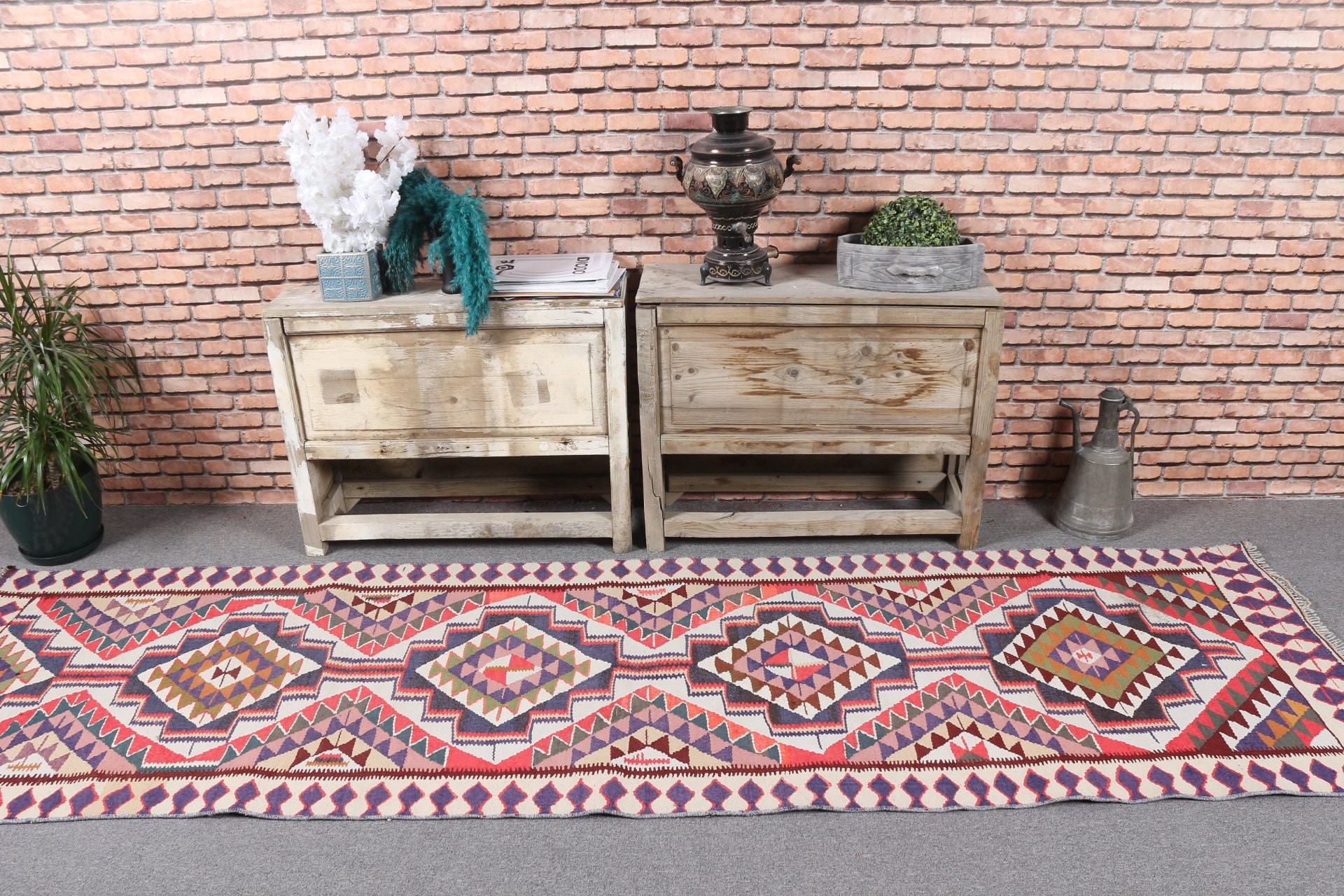 Oushak Halı, Yatak Odası Halısı, Türk Halısı, Vintage Halı, Mutfak Halısı, Koridor Halısı, Bej Yatak Odası Halısı, 2.8x9.8 ft Runner Halısı, Mutfak Halıları