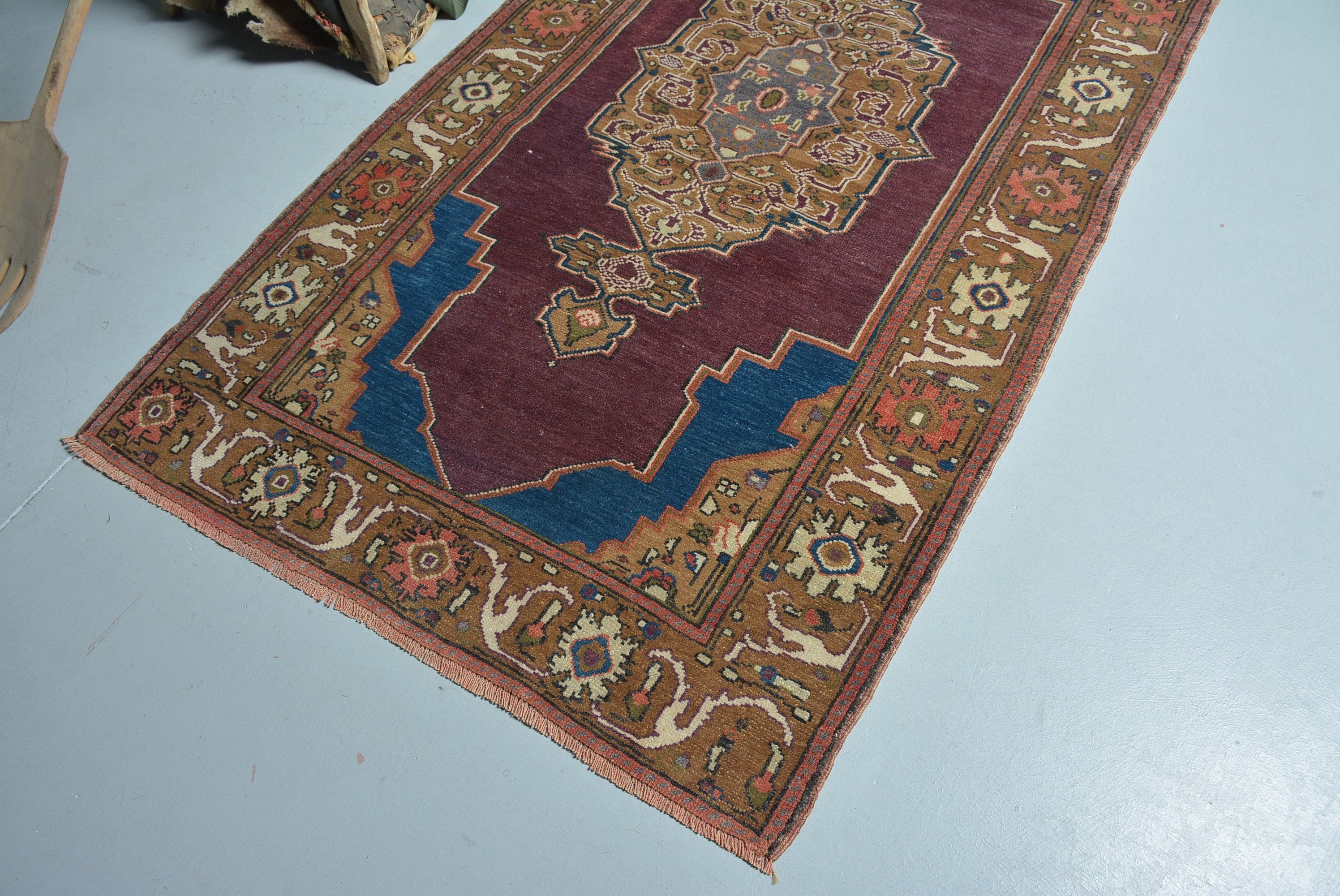 Living Room Rug, Boho Area Rug Rugs, Turkish Rugs, Rugs for Area, 3.8x7 ft Area Rug, Colorful Rug, Anatolian Rug, Vintage Rug, Nursery Rug