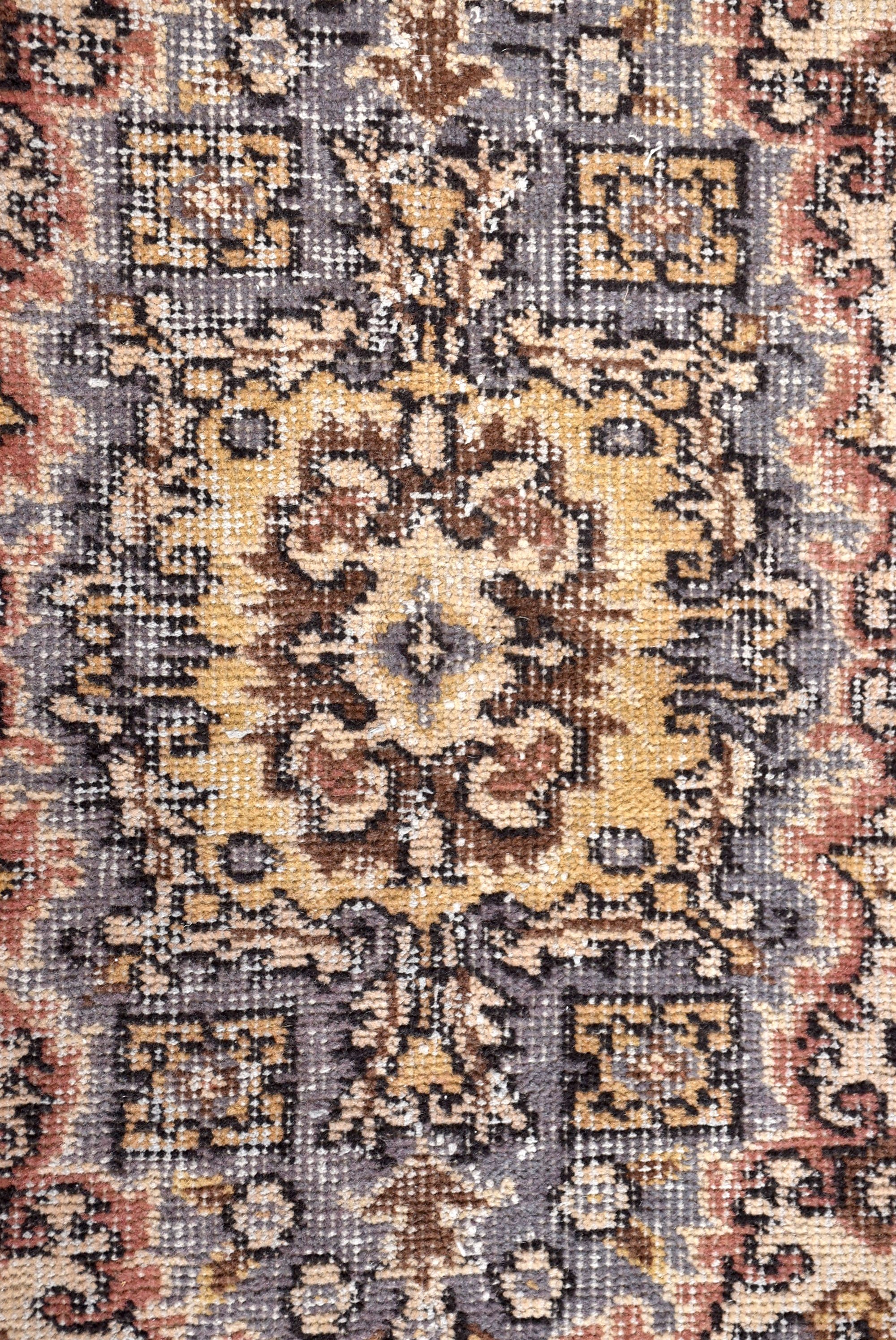 Merdiven Halıları, Anadolu Halıları, Vintage Yolluk Halıları, Vintage Halı, Bej El Dokuma Halı, Türk Halıları, Nötr Halı, 1.9x6.8 ft Yolluk Halıları