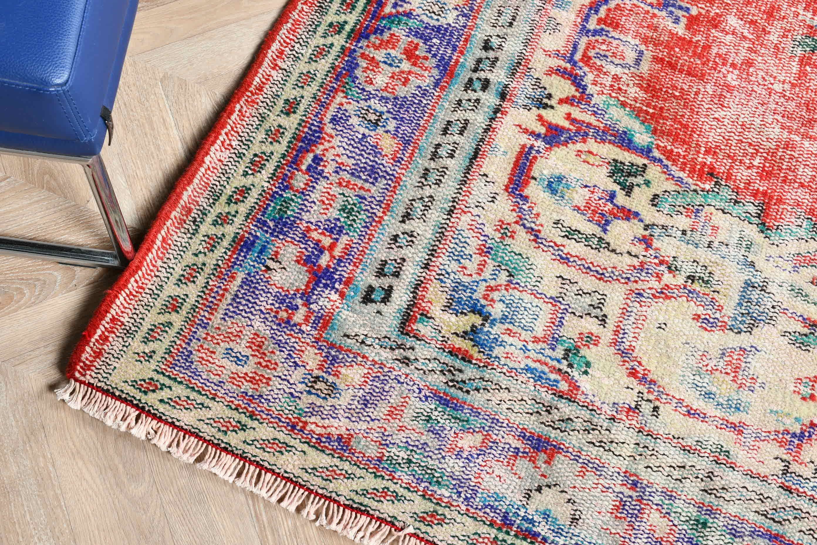 Natural Rug, Bedroom Rugs, 6x9.1 ft Large Rug, Kitchen Rug, Antique Rug, Red Antique Rugs, Dining Room Rug, Turkish Rug, Vintage Rug