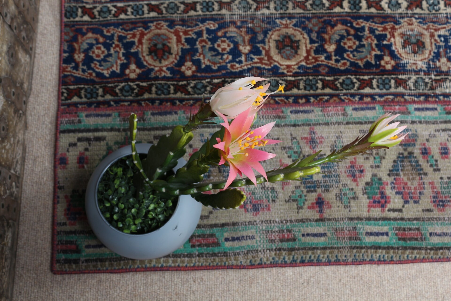 Rugs for Bathroom, Turkish Rug, Anatolian Rug, Nursery Rugs, Vintage Rug, Door Mat Rug, Wool Rugs, Green Floor Rug, 1.7x3.8 ft Small Rug