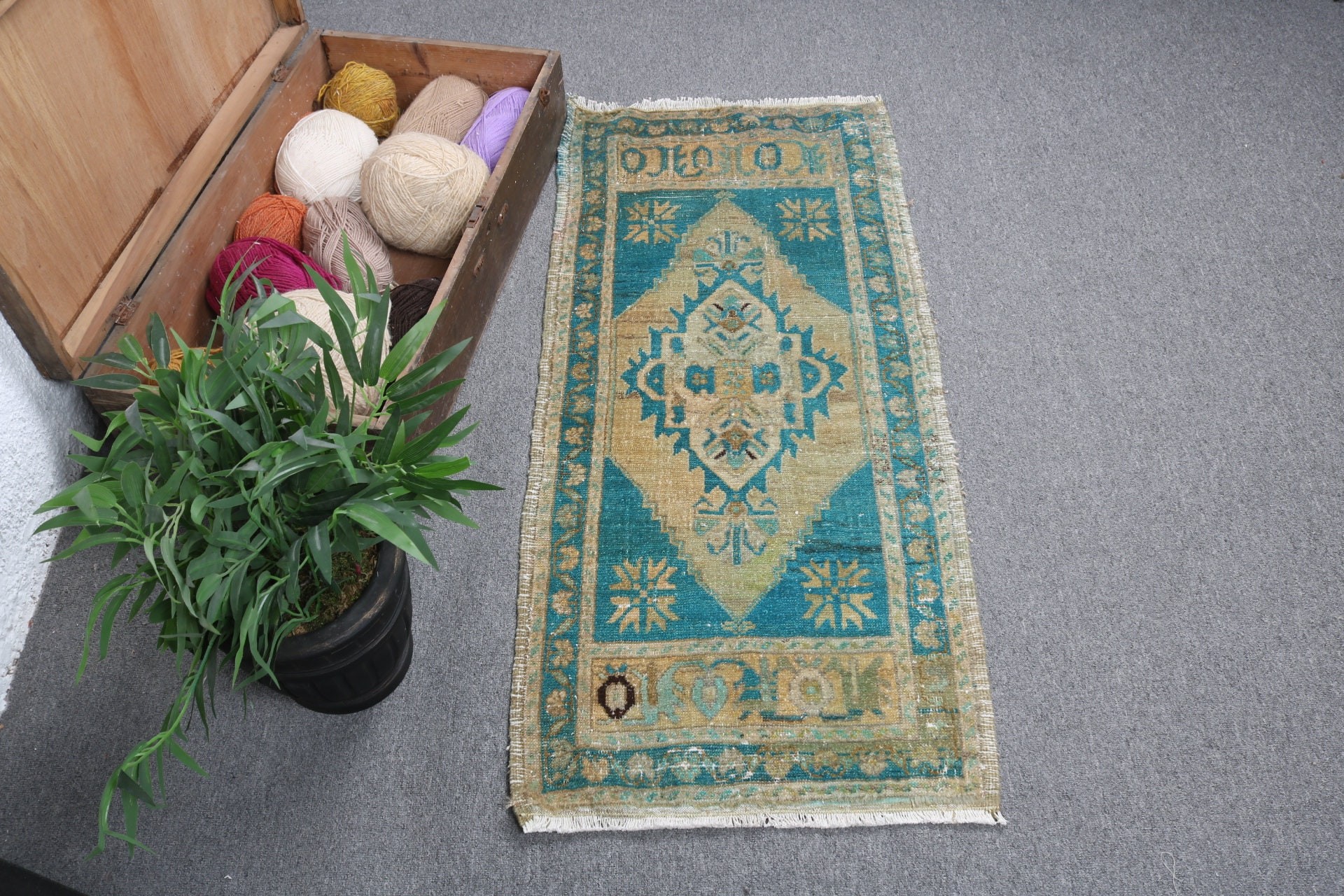 Araba Paspas Halıları, Kahverengi Antika Halılar, Yatak Odası Halıları, Mutfak Halısı, Banyo Paspas Sevimli Halı, Banyo Halıları, Vintage Halılar, 1.7x3.7 ft Küçük Halı, Türk Halıları