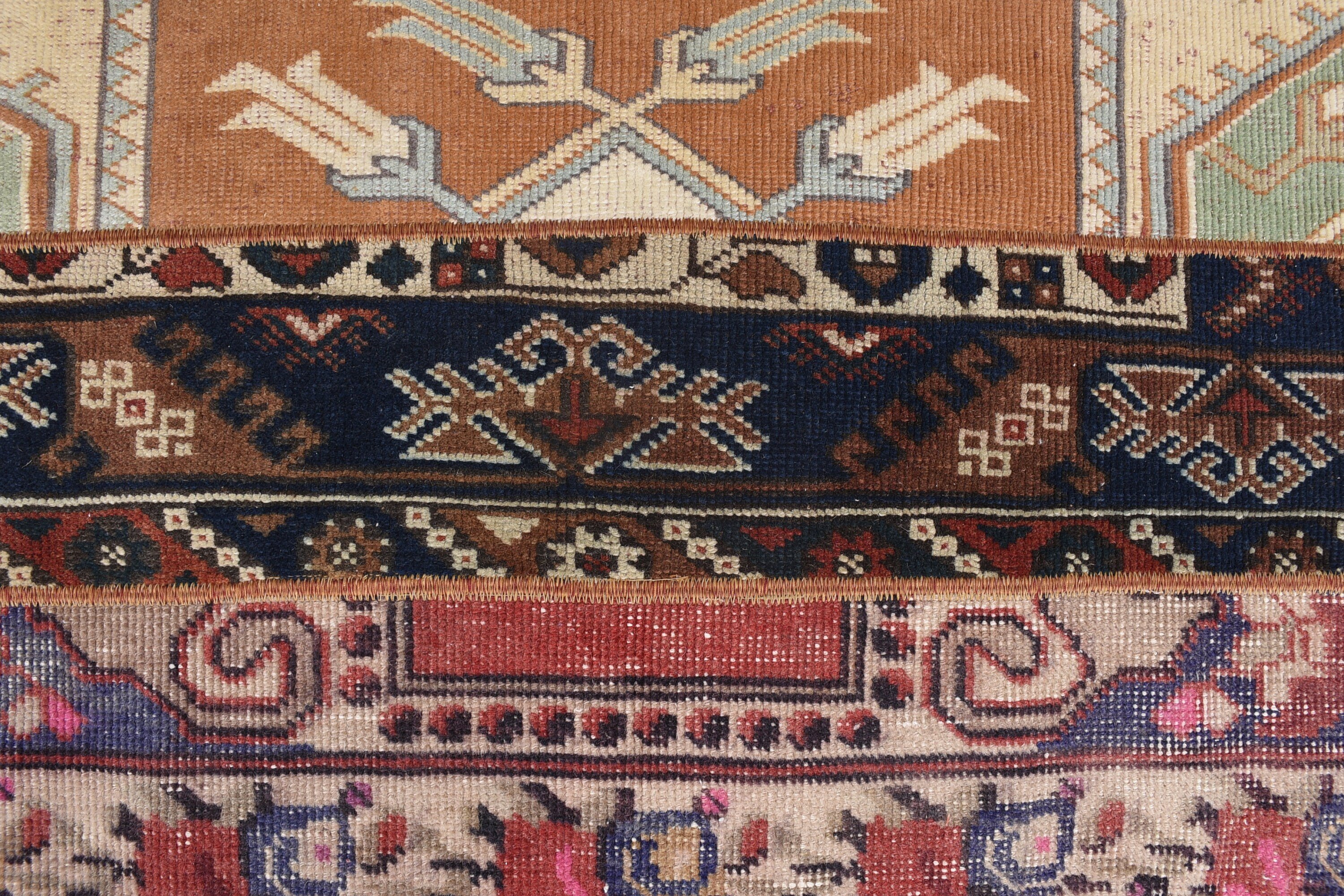 Retro Rug, Red  1.7x3.4 ft Small Rug, Turkish Rugs, Anatolian Rugs, Wall Hanging Rugs, Vintage Rug, Wool Rug, Door Mat Rugs