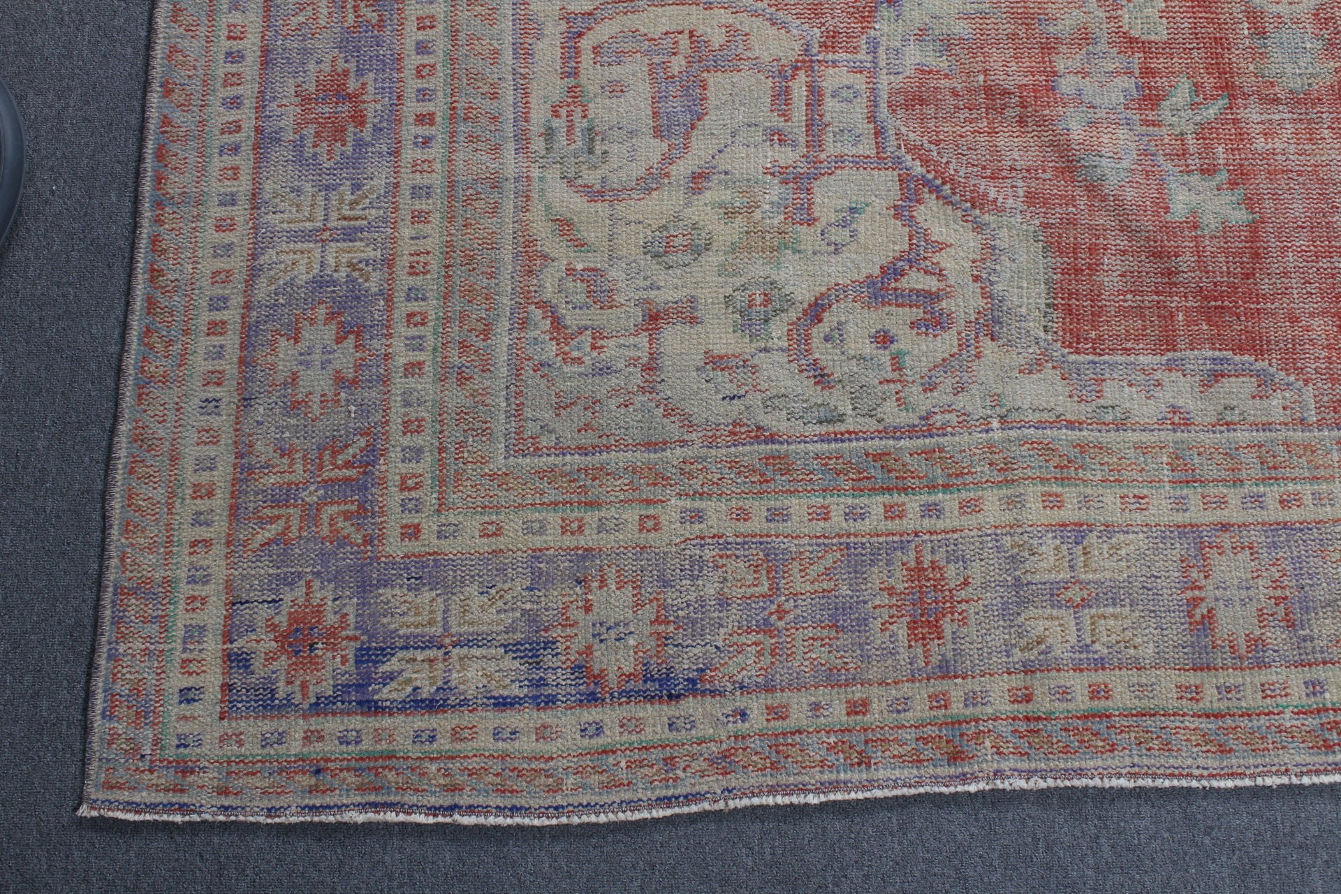 7.4x11.2 ft Büyük Boy Halılar, Türk Halıları, Salon Halıları, Oturma Odası Halıları, Vintage Halı, Kırmızı Oryantal Halı, Sanat Halısı, Oryantal Halı, Fas Halıları