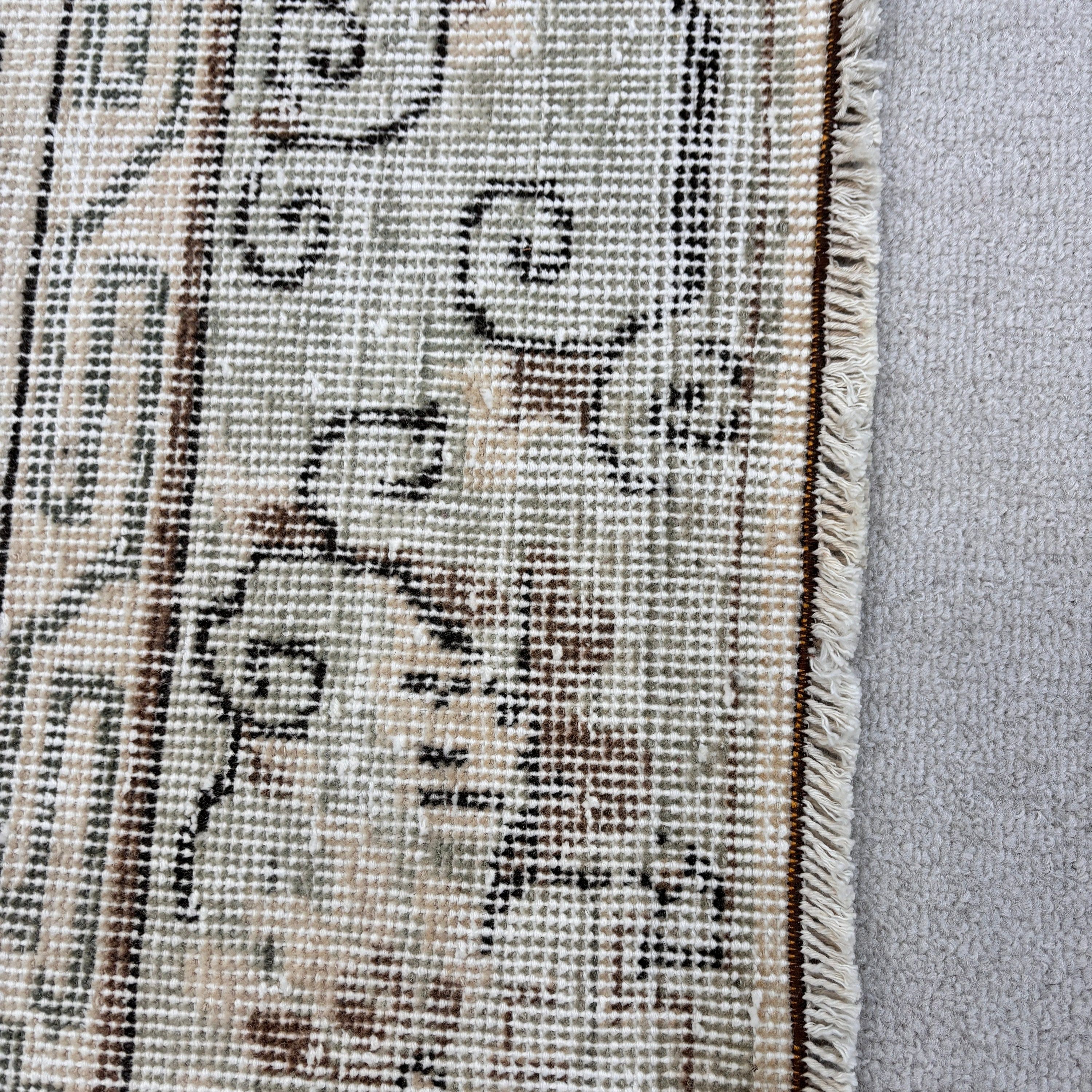 6.6x10.7 ft Oversize Rugs, Turkish Rug, Vintage Rug, Living Room Rug, Dining Room Rug, Oushak Rugs, Beige Home Decor Rug, Moroccan Rug