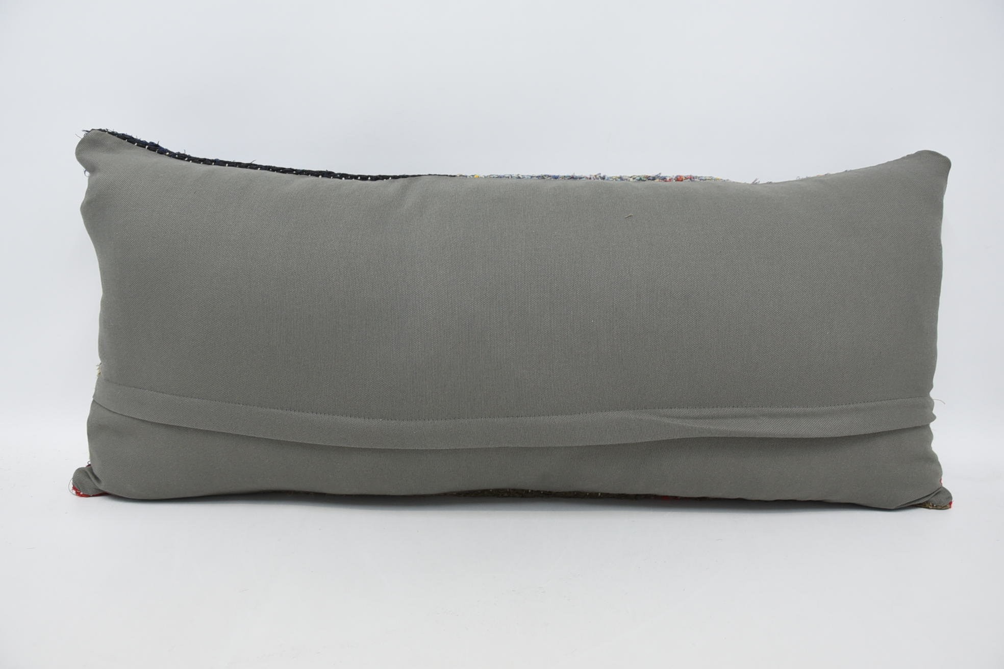 16"x36" Blue Pillow Case, Vintage Throw Cushion, Turkish Pillow, Gift Pillow, Cozy Throw Cushion Case, Indoor Pillow, Vintage Pillow