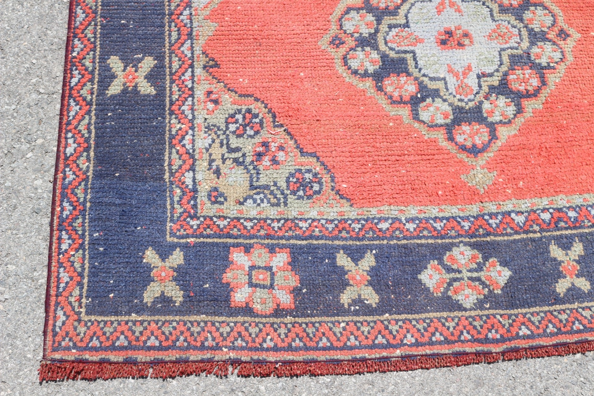 Cute Rugs, Anatolian Rugs, Floor Rugs, 4.4x10.5 ft Large Rug, Dining Room Rugs, Vintage Rug, Red Wool Rug, Turkish Rugs, Bedroom Rugs