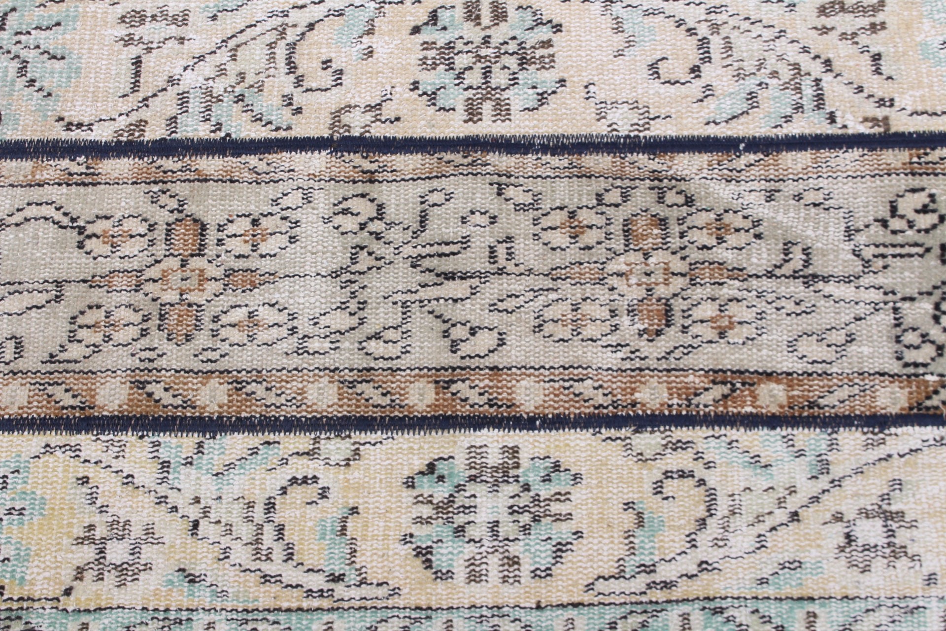 Bath Rug, Turkish Rug, 1.9x4.1 ft Small Rug, Oriental Rug, Beige Floor Rug, Door Mat Rug, Rugs for Bath, Vintage Rug