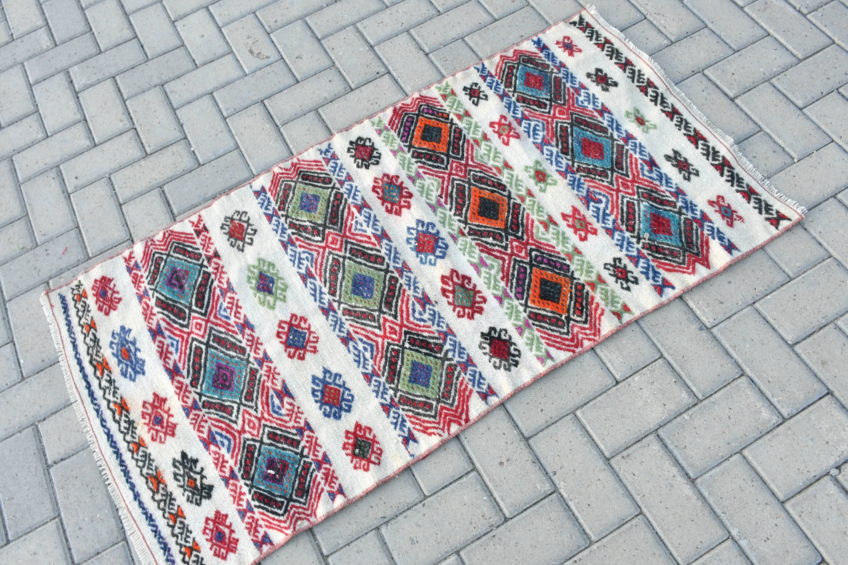 Kilim, 2.4x4.6 ft Küçük Halı, Türk Halıları, Yatak Odası Halısı, Duvara Asılı Halı, Sarı Antika Halılar, Antika Halılar, Vintage Halı, Oryantal Halı