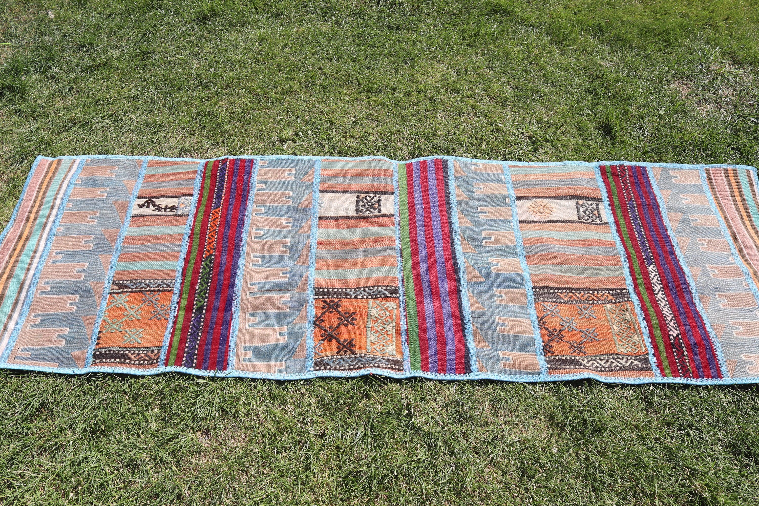 Oushak Halı, Yatak Odası Halıları, Estetik Halılar, Vintage Halı, 2.2x6.6 ft Runner Halıları, Mavi Soğuk Halı, Türk Halıları, Merdiven Halısı, Merdiven Halıları