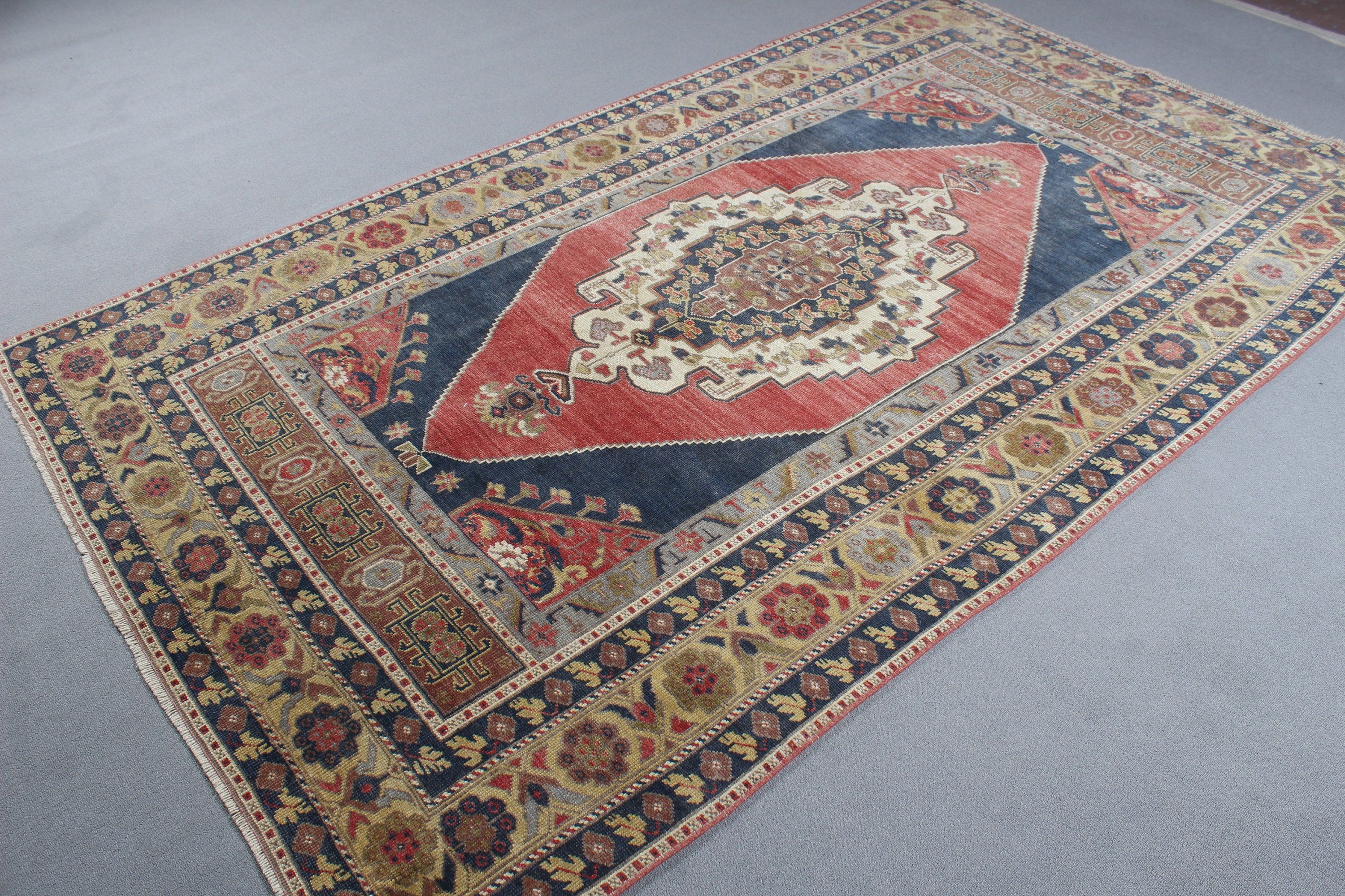 Yemek Odası Halıları, Türk Halıları, Ofis Halısı, Yatak Odası Halısı, Vintage Halı, 5.6x9.3 ft Büyük Halılar, Mavi Modern Halılar, Lüks Halılar, Ev Dekorasyonu Halıları