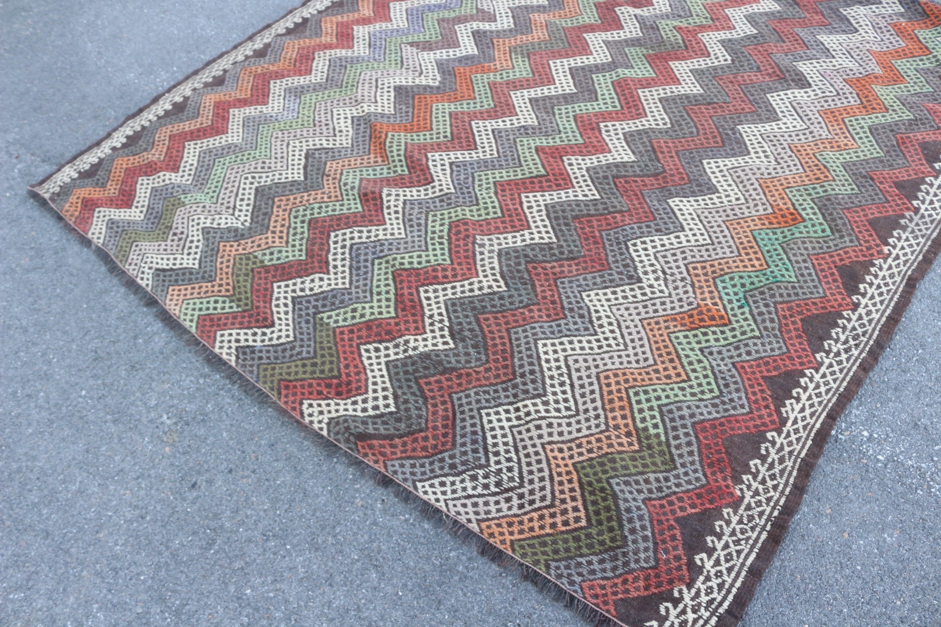 Pastel Halı, Oryantal Halı, Vintage Halı, Kilim, 7.4x7.1 ft Büyük Halı, Salon Halıları, Kırmızı Oryantal Halı, Antika Halı, Türk Halıları, Yatak Odası Halısı