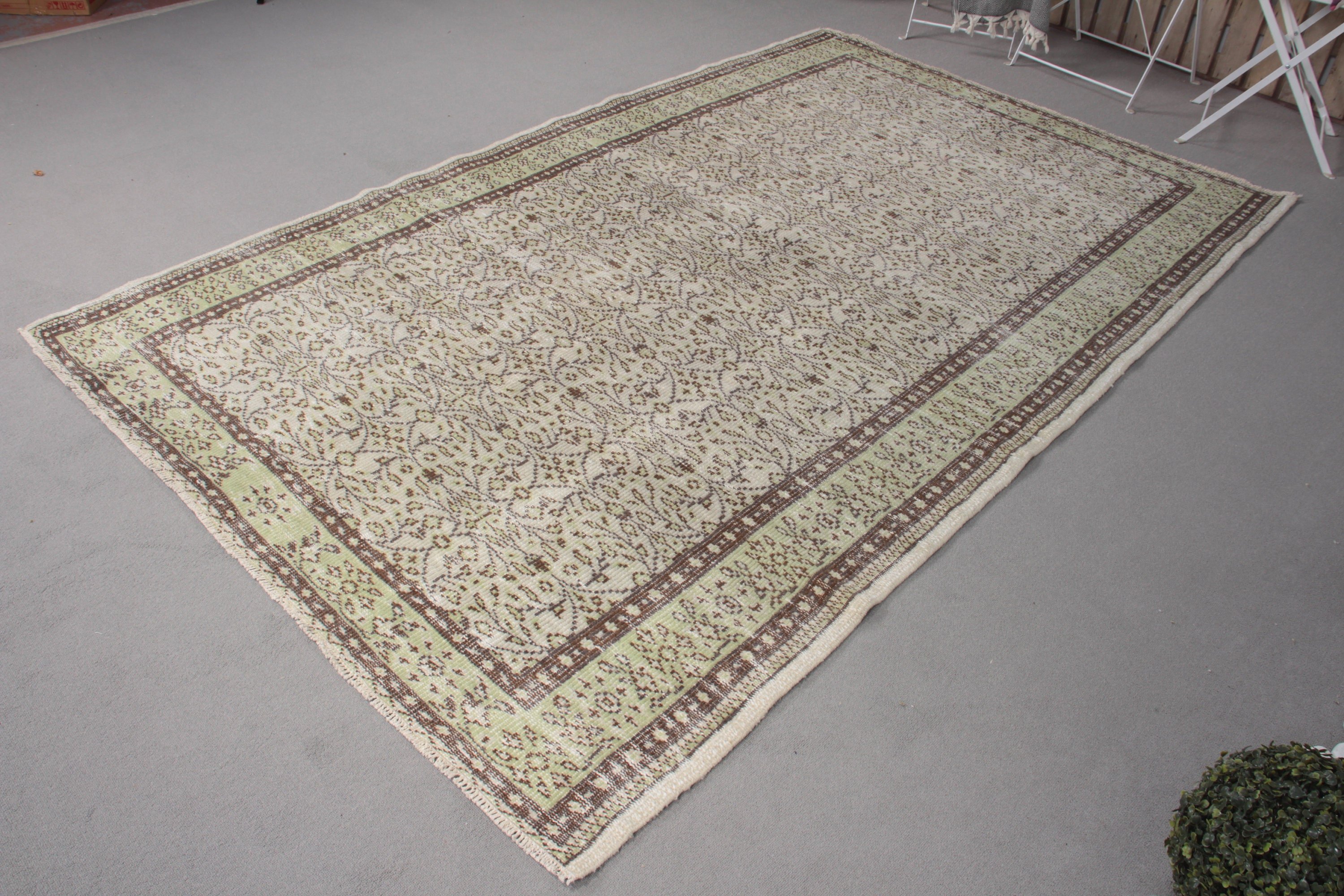 Sevimli Halı, Yatak Odası Halısı, Oryantal Halılar, 5.4x8.5 ft Büyük Halı, Türk Halıları, Yemek Odası Halısı, Bej Anadolu Halısı, Salon Halısı, Vintage Halı