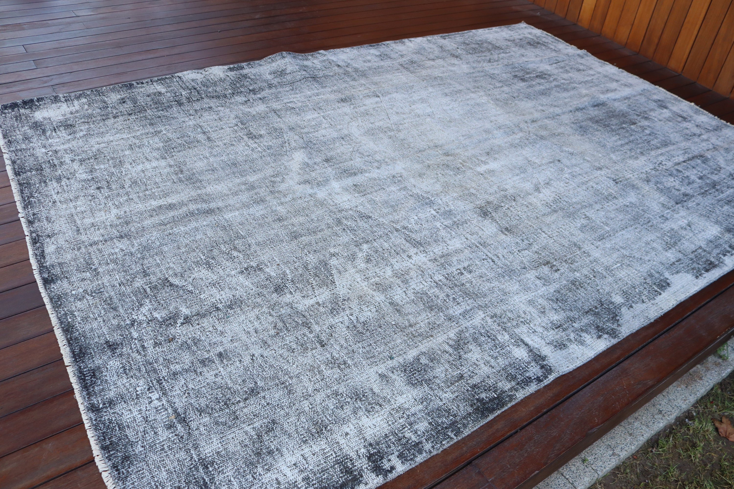 Gray  6.2x8.9 ft Large Rugs, Vintage Rug, Bedroom Rugs, Dining Room Rugs, Moroccan Rugs, Turkish Rug, Handwoven Rugs