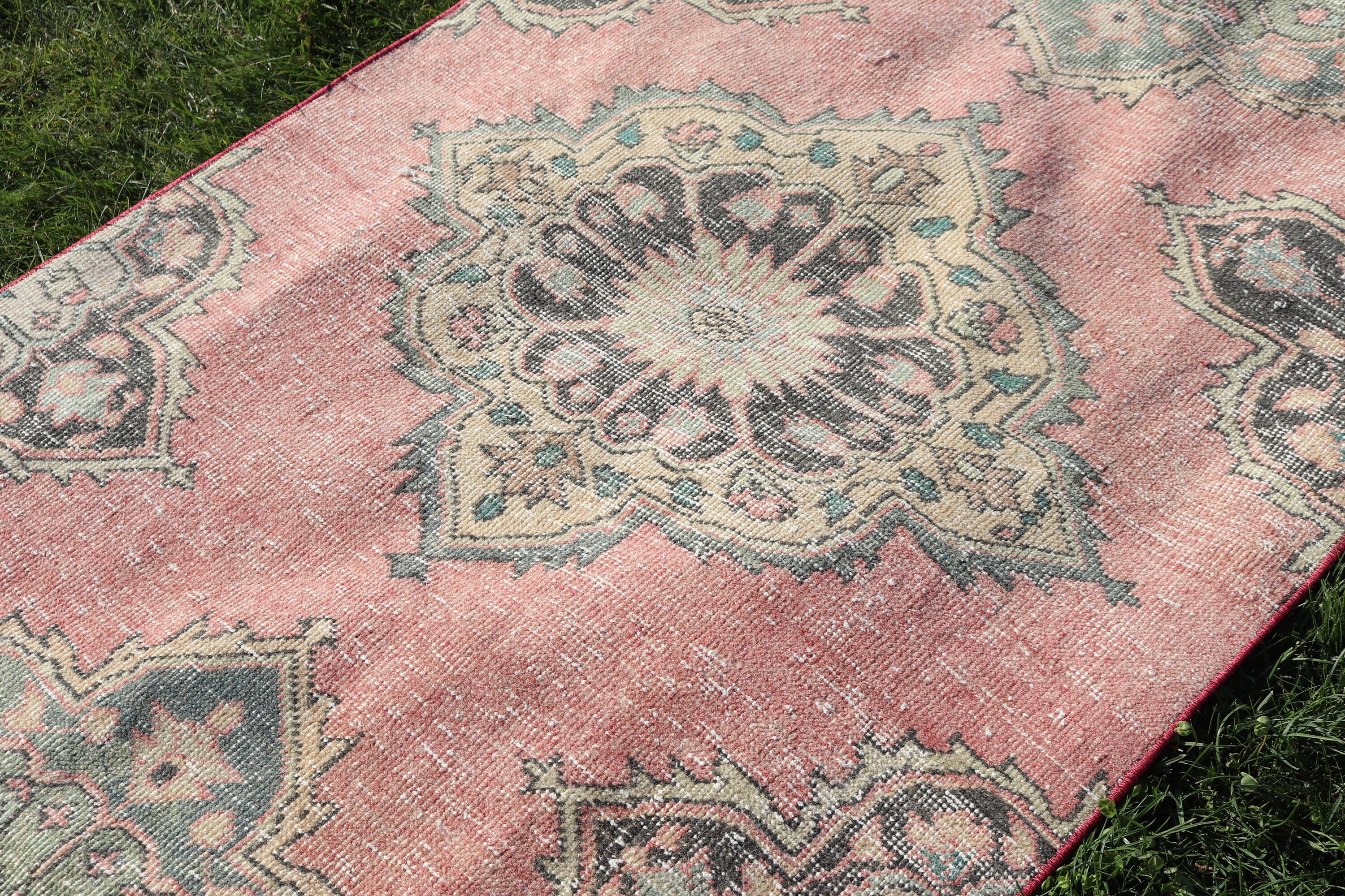 Etnik Halı, Pembe Geometrik Halılar, Boho Halılar, Uzun Yolluk Halılar, Vintage Halılar, 3x12.5 ft Yolluk Halı, Türk Halısı, Merdiven Halıları, Lüks Halılar