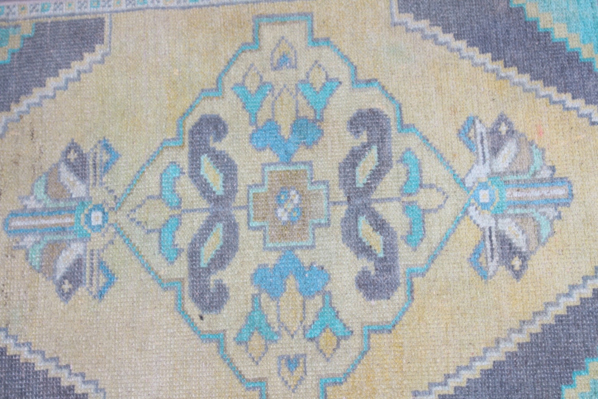 Yeşil Fas Halısı, Anadolu Halısı, Vintage Halı, Giriş Halıları, Araba Paspası Halıları, Havalı Halılar, Türk Halıları, 1.6x2.7 ft Küçük Halı, Çocuk Halısı